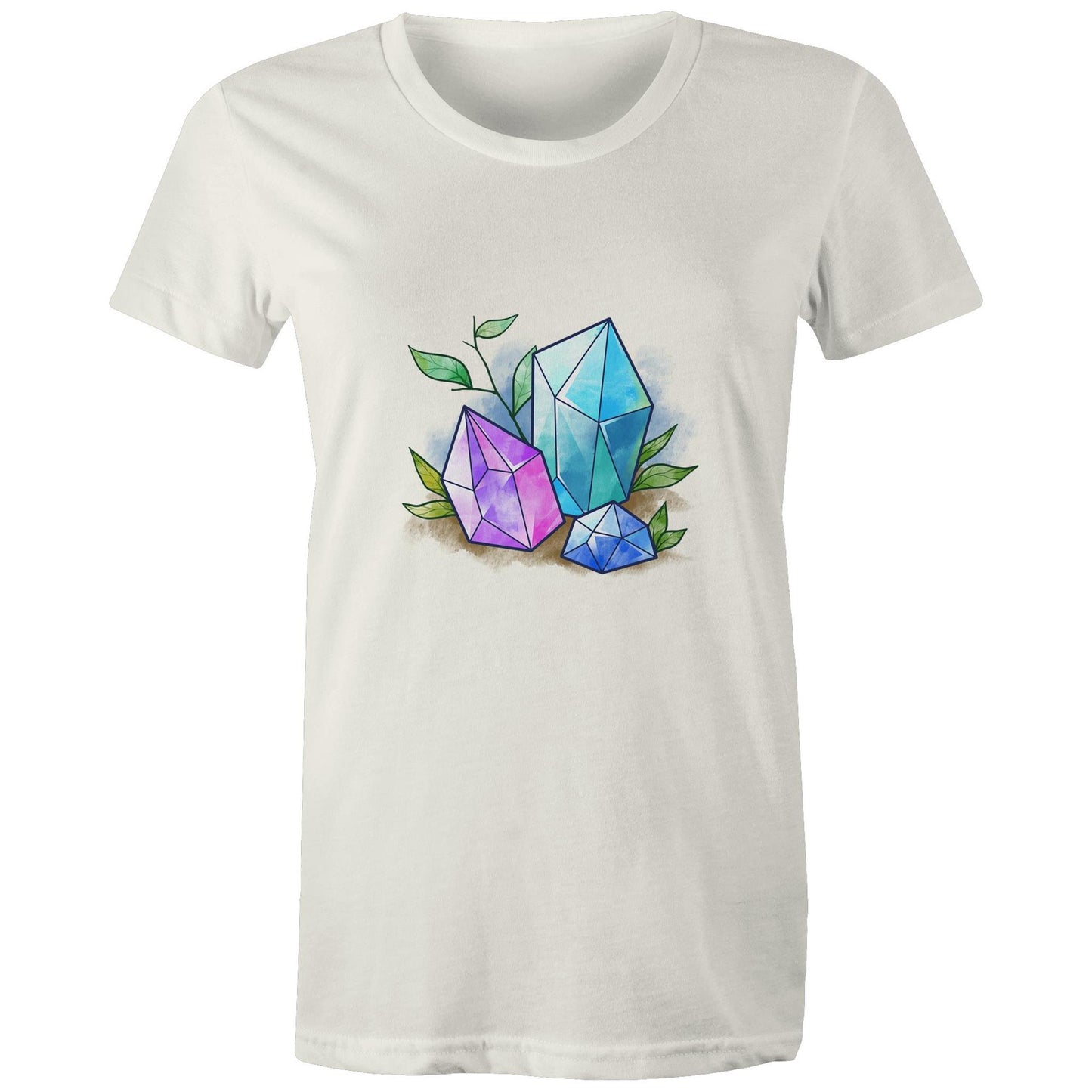 Women's Earthfolk T shirt - Water Crystals