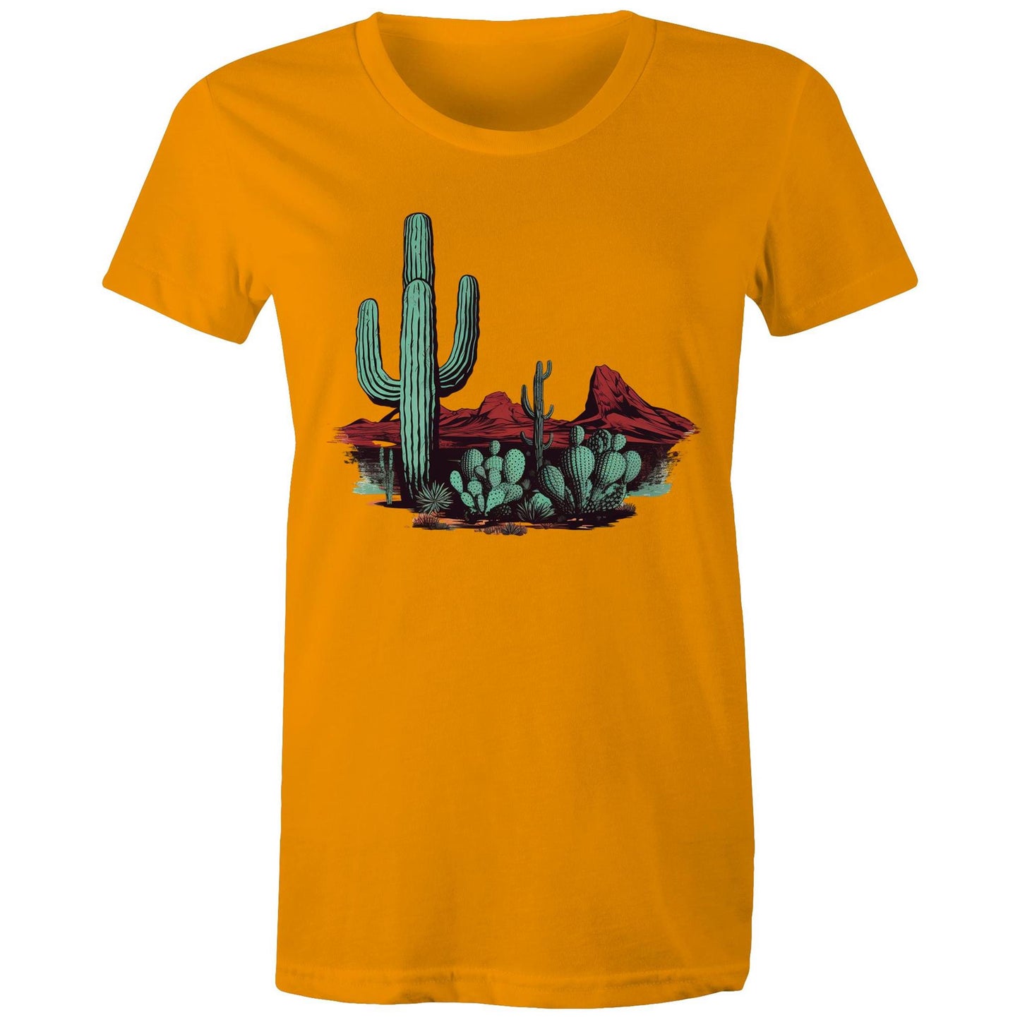 Women's Earthfolk T shirt - Cactus Desert