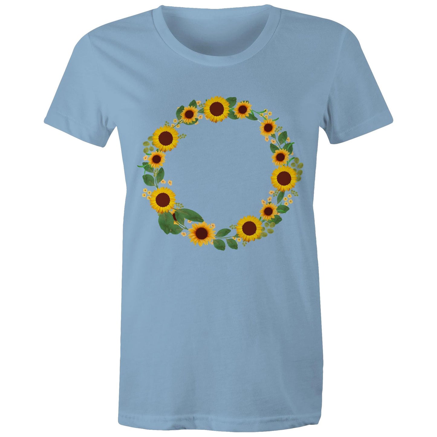 Women's Earthfolk T shirt - Sunflower Fairy Ring