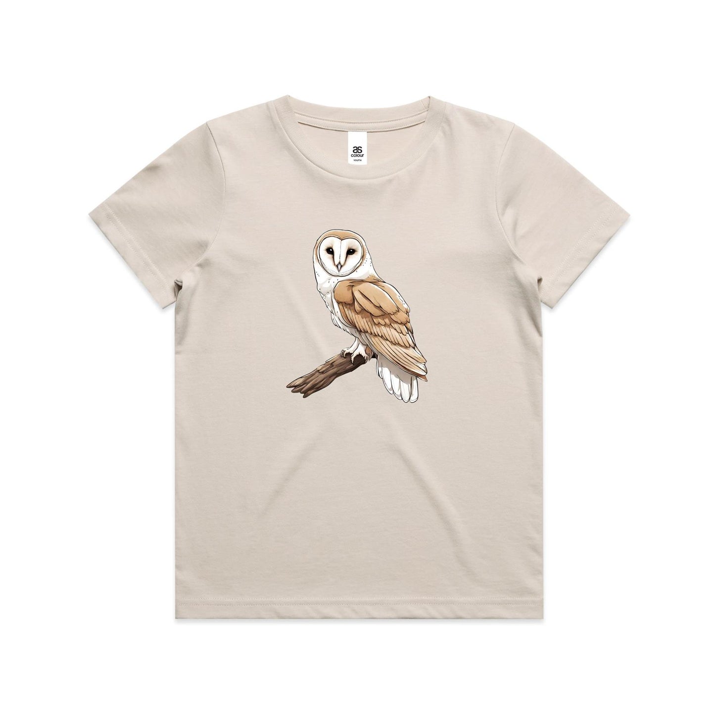 Kid's Earthfolk T-shirt - Barn Owl