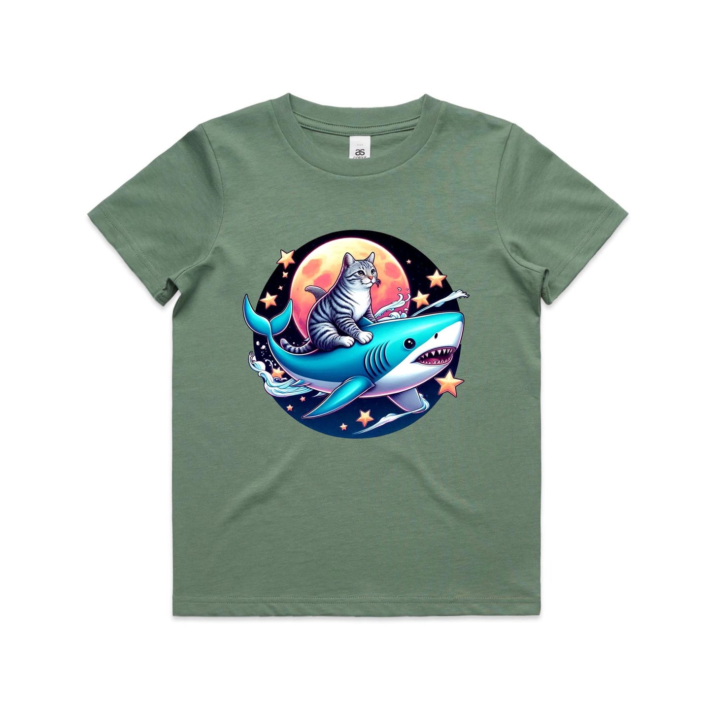 Kids Earthfolk Space Kitten T-shirt