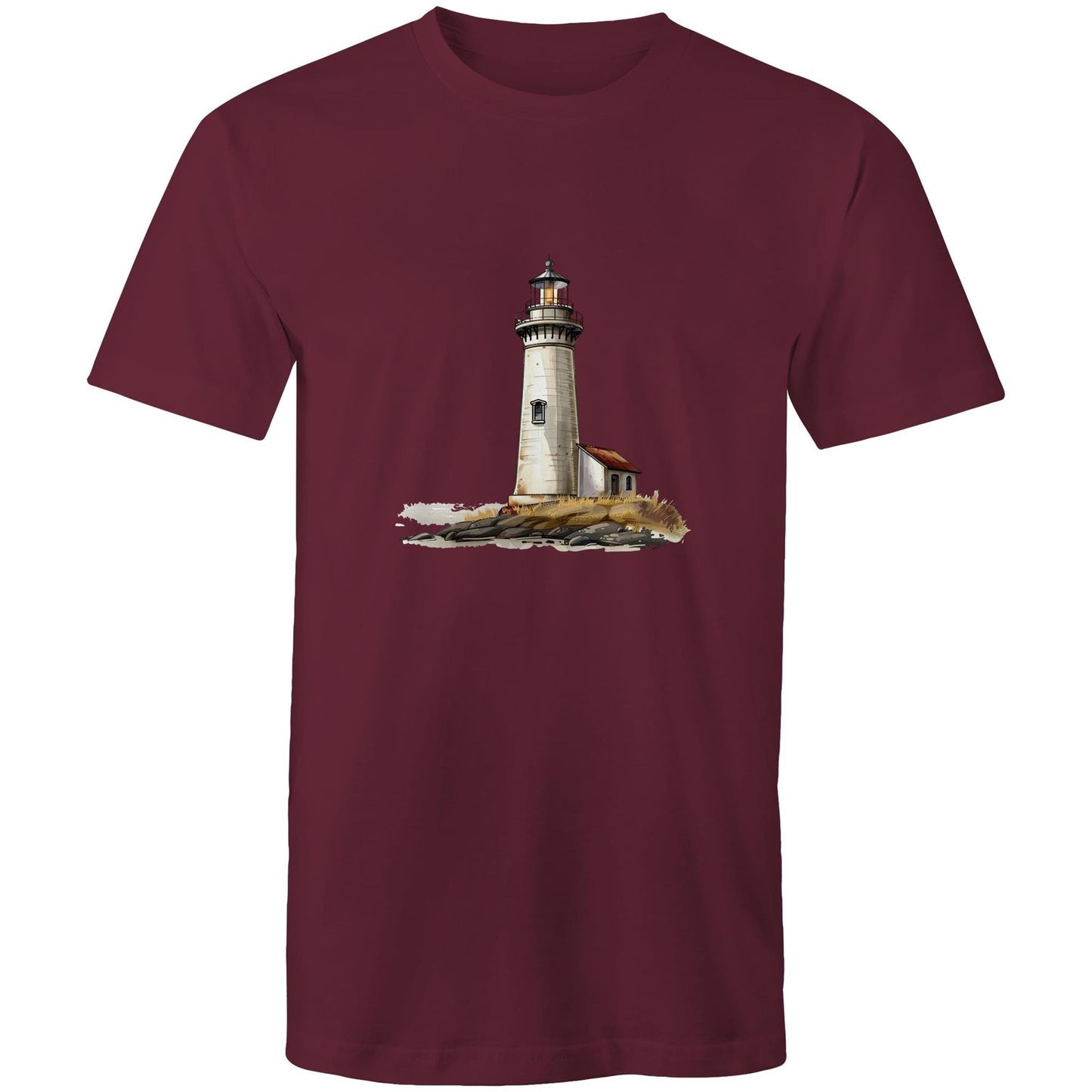 Men's Lighthouse Graphic T-Shirt | Coastal Print Tee