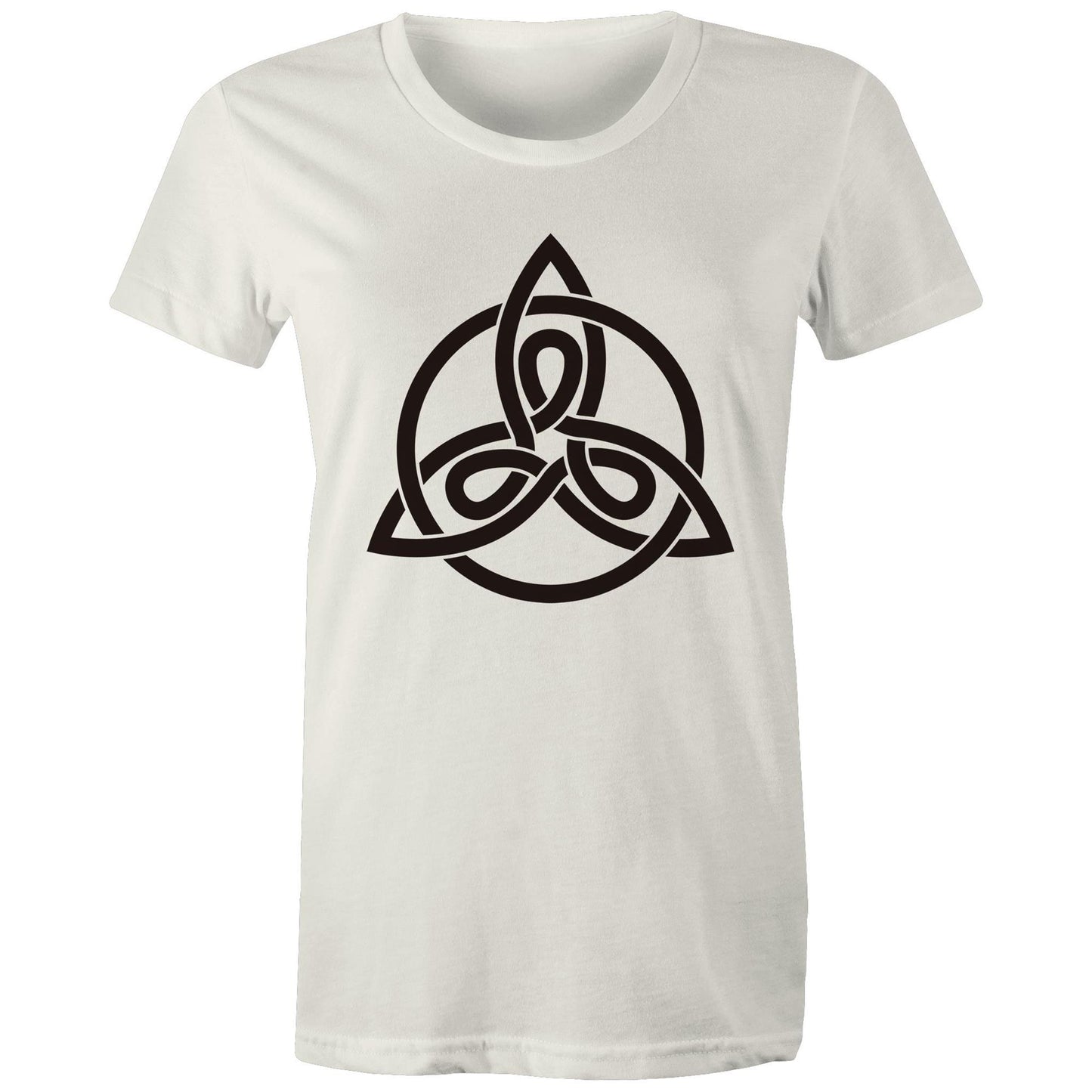 Women's Earthfolk T shirt - Celtic Knot - The Crescent Moon