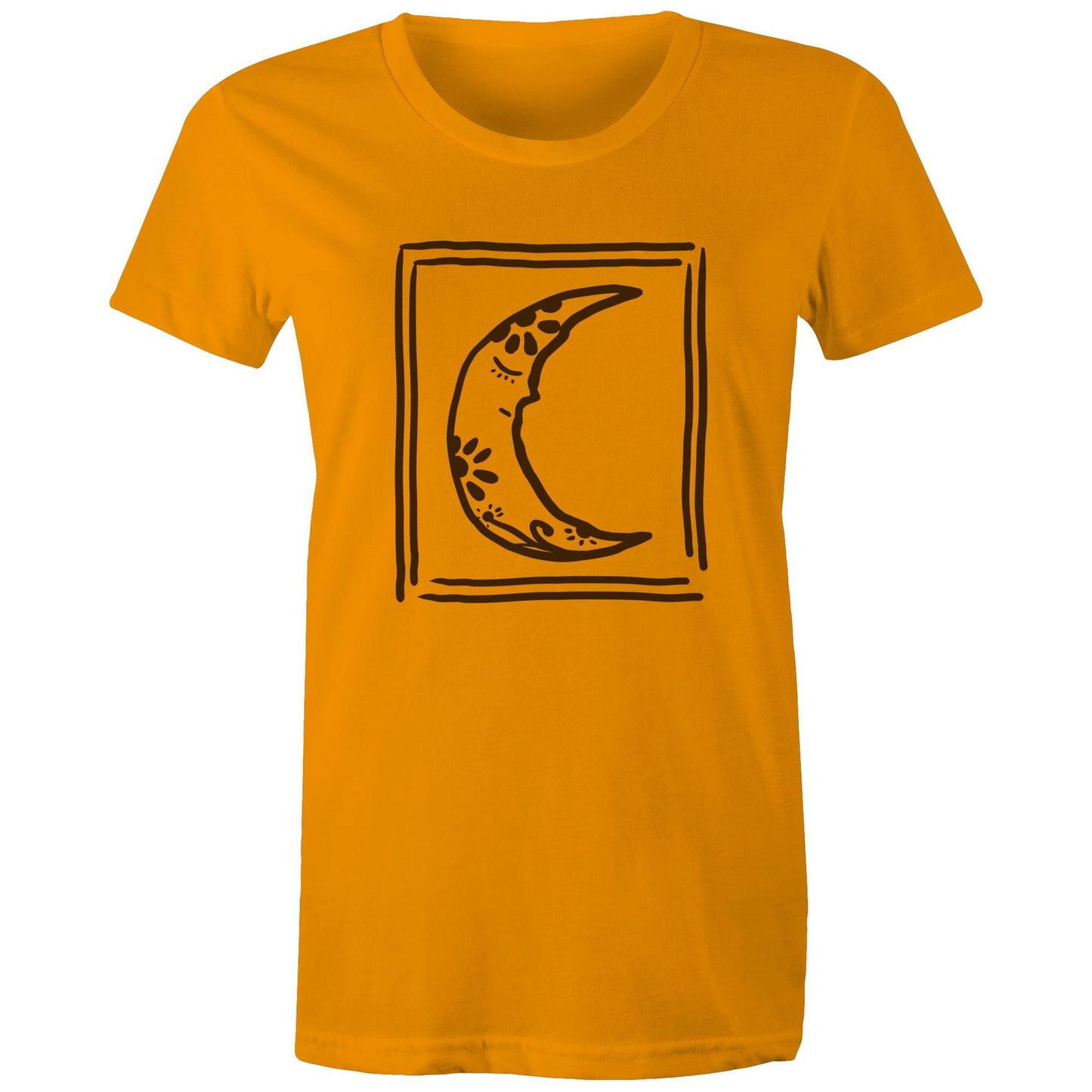 Women's Earthfolk T shirt - Sleepy Moon