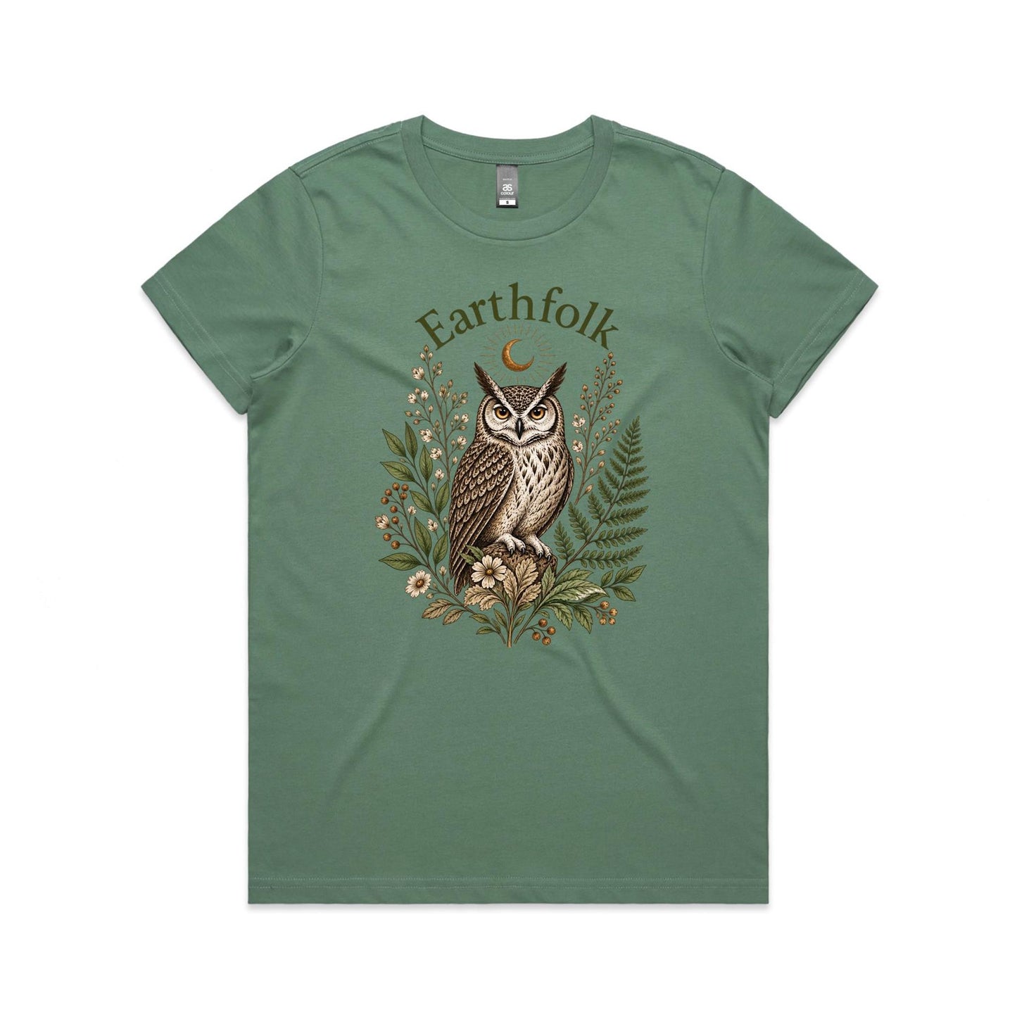 Womens Owl Graphic T-Shirt - Earthfolk t-shirts