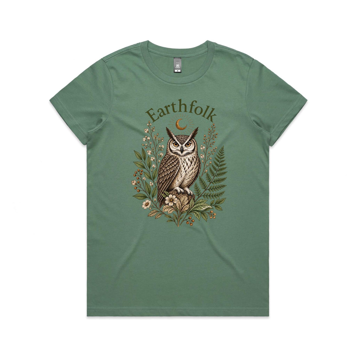 Womens Owl Graphic T-Shirt - Earthfolk t-shirts