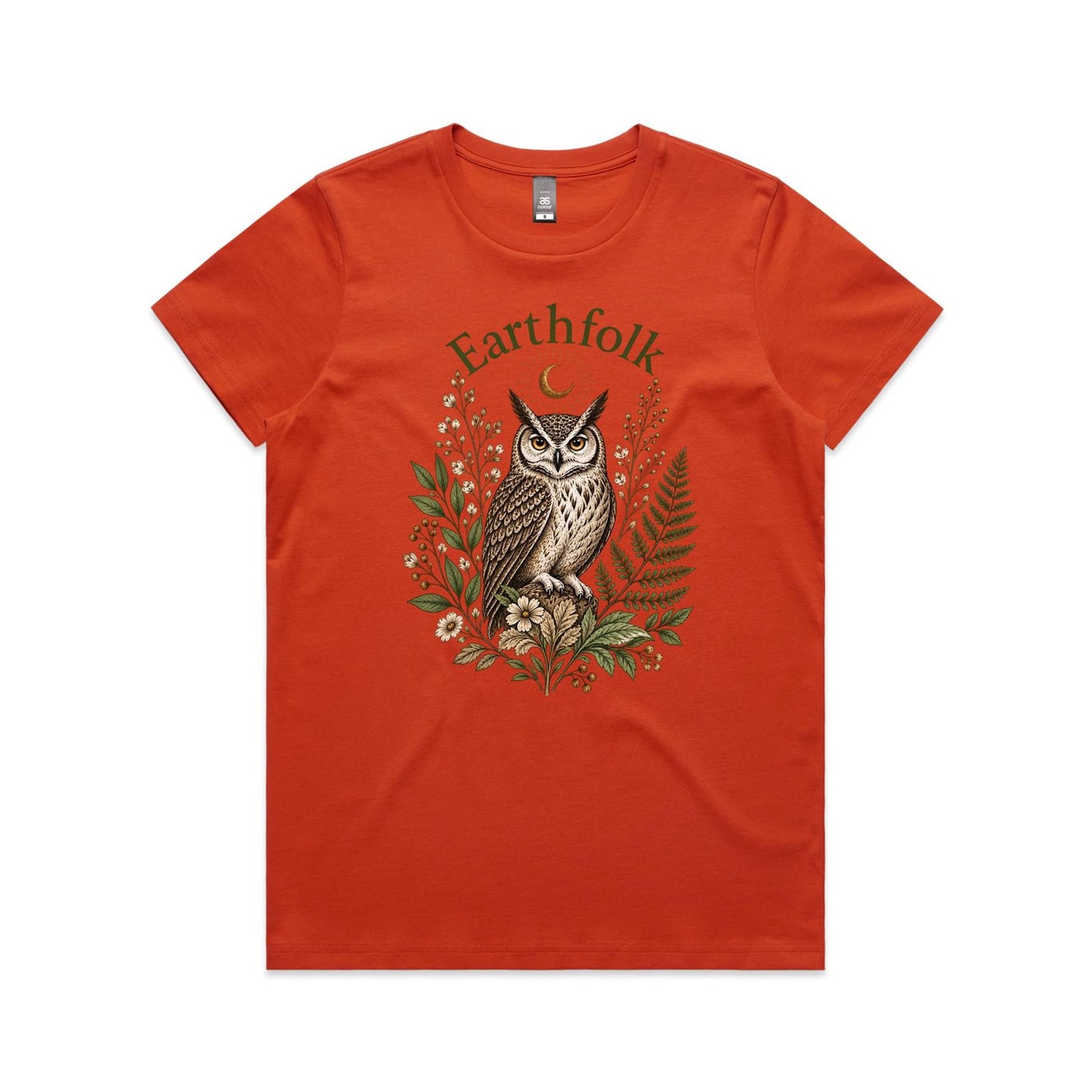 Womens Owl Graphic T-Shirt - Earthfolk t-shirts