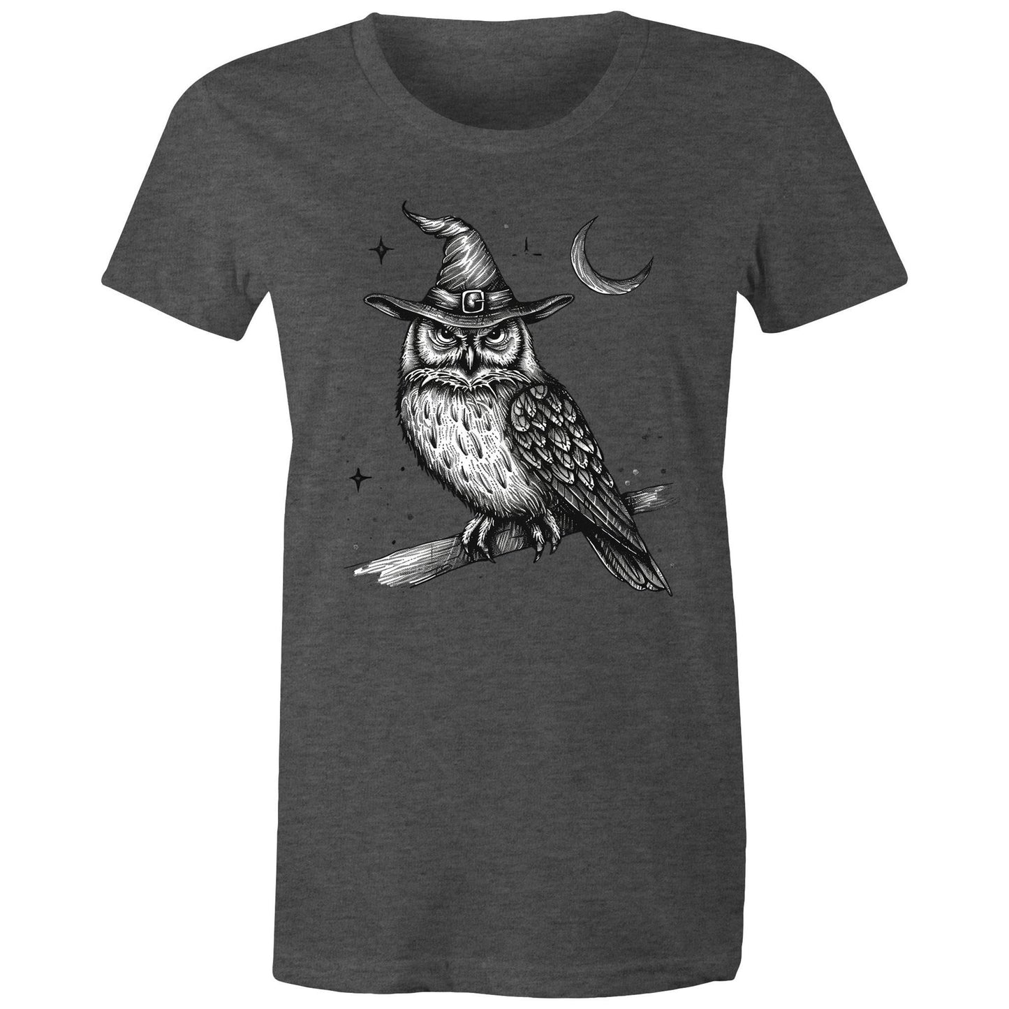 Women's Earthfolk T shirt - Owl magick