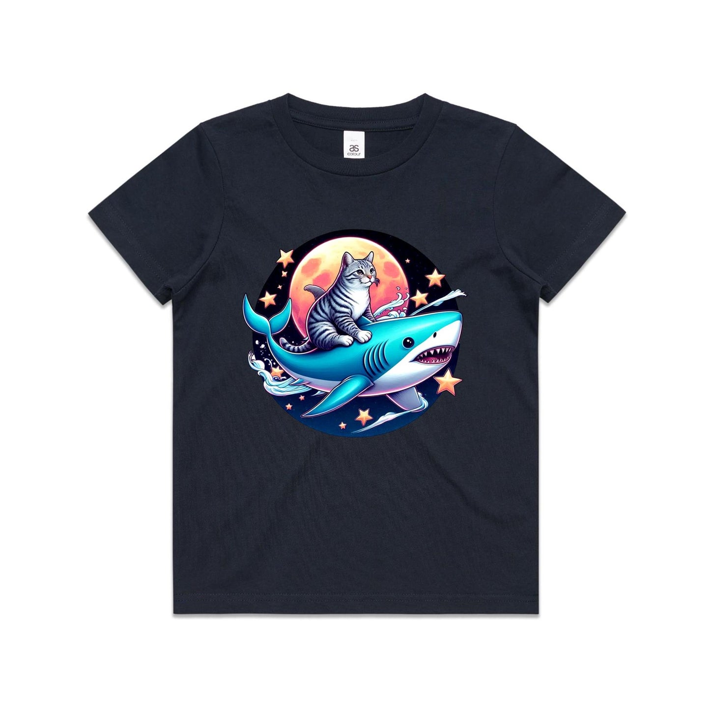 Kids Earthfolk Space Kitten T-shirt
