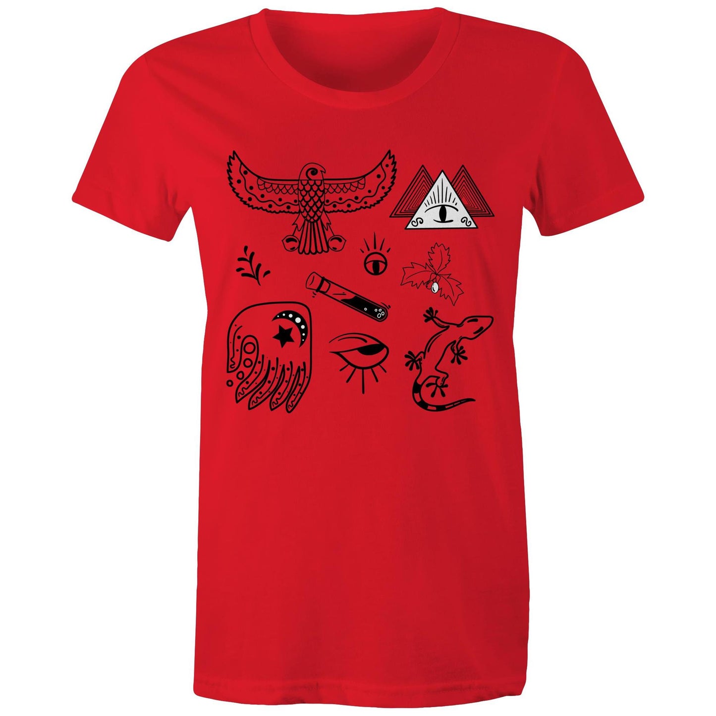 Women's Earthfolk Printed T shirt - Mystic