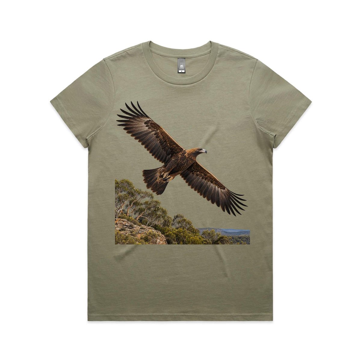 Women's Wedge Tail Eagle Graphic Printed T-shirt