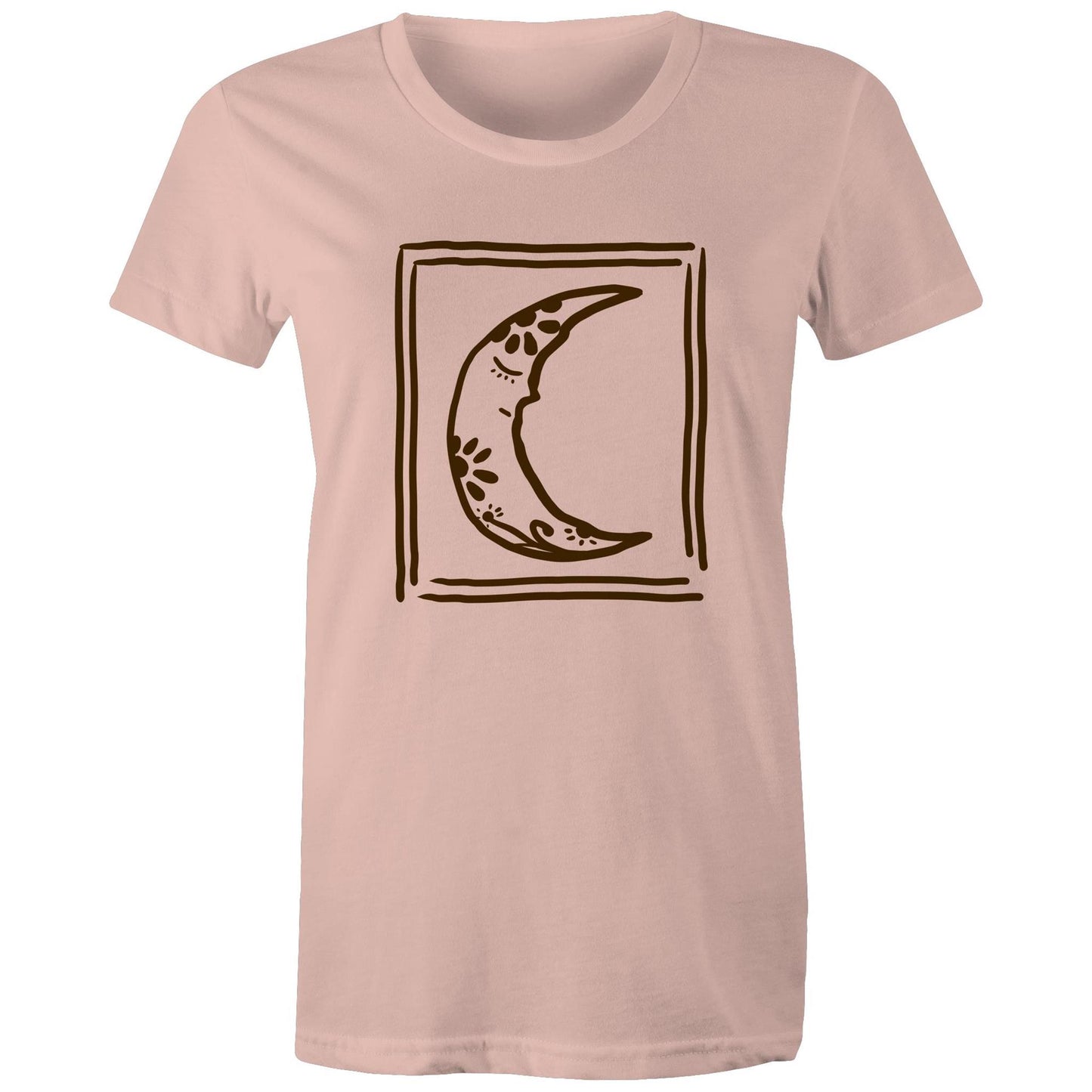 Women's Earthfolk T shirt - Sleepy Moon