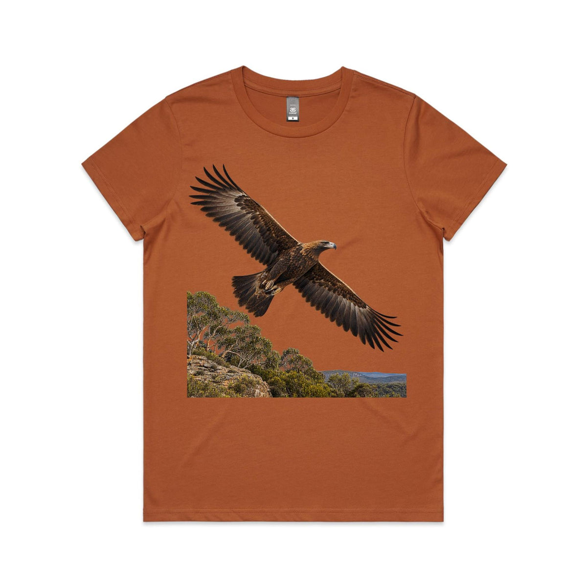 Women's Wedge Tail Eagle Graphic Printed T-shirt