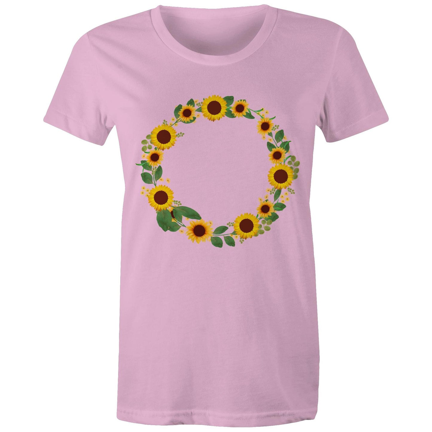 Women's Earthfolk T shirt - Sunflower Fairy Ring