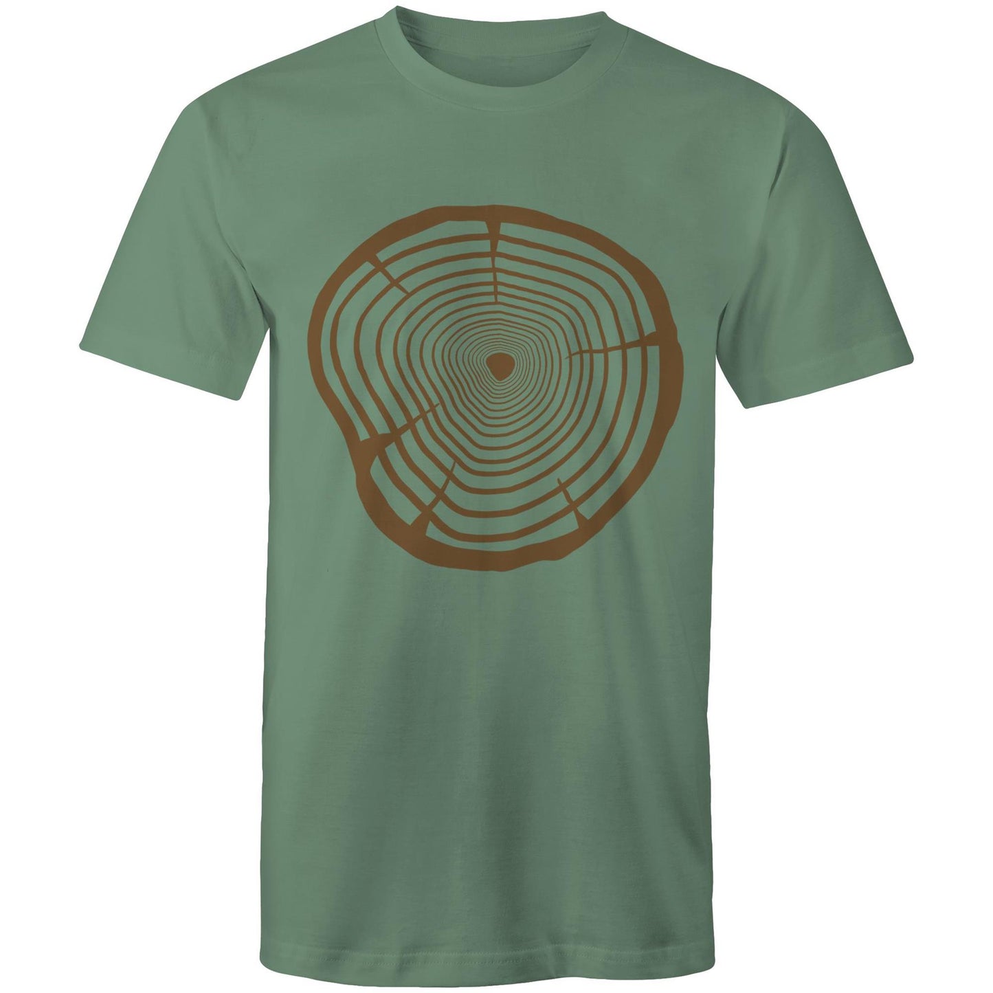 Men's Earthfolk T shirt - Wood Grain