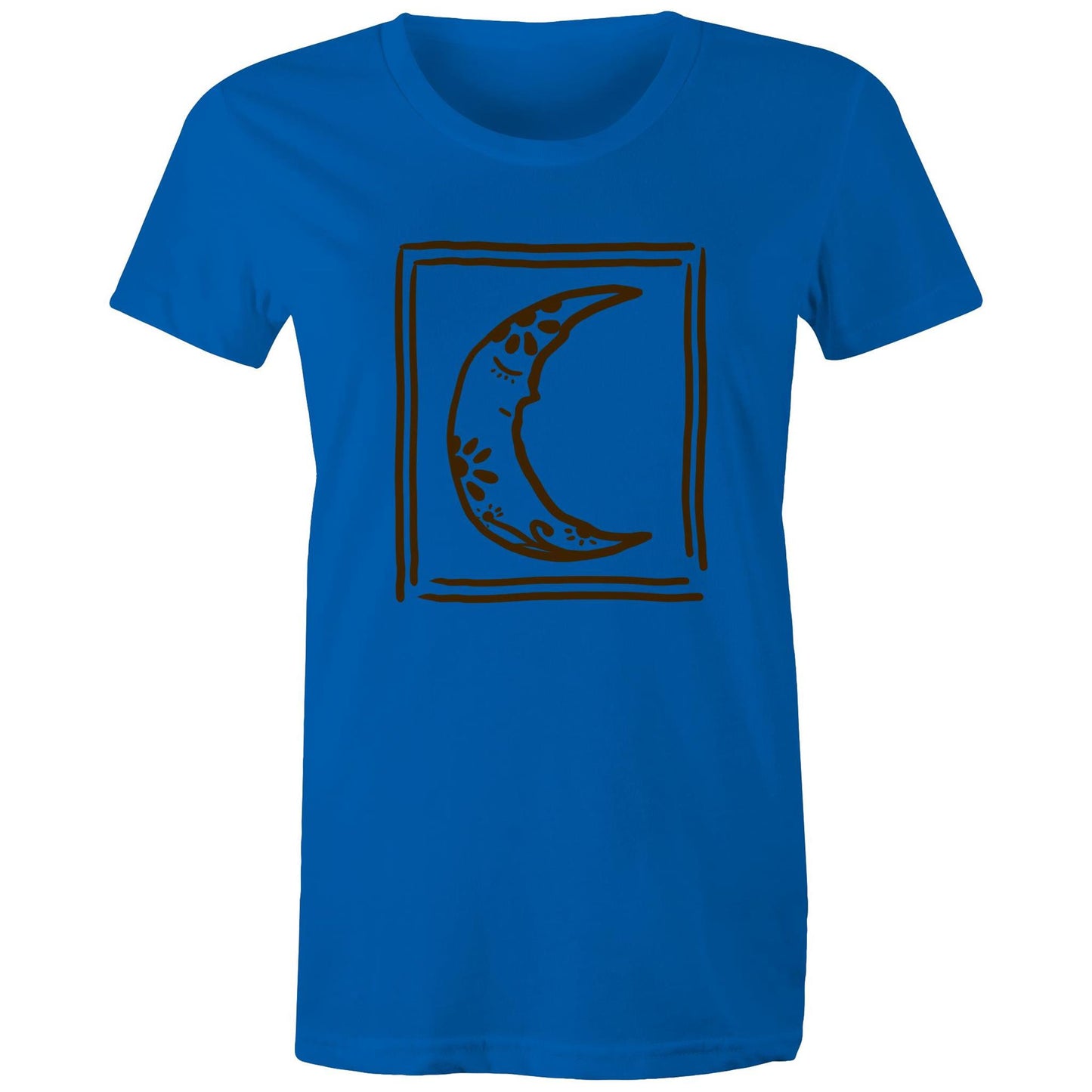 Women's Earthfolk T shirt - Sleepy Moon