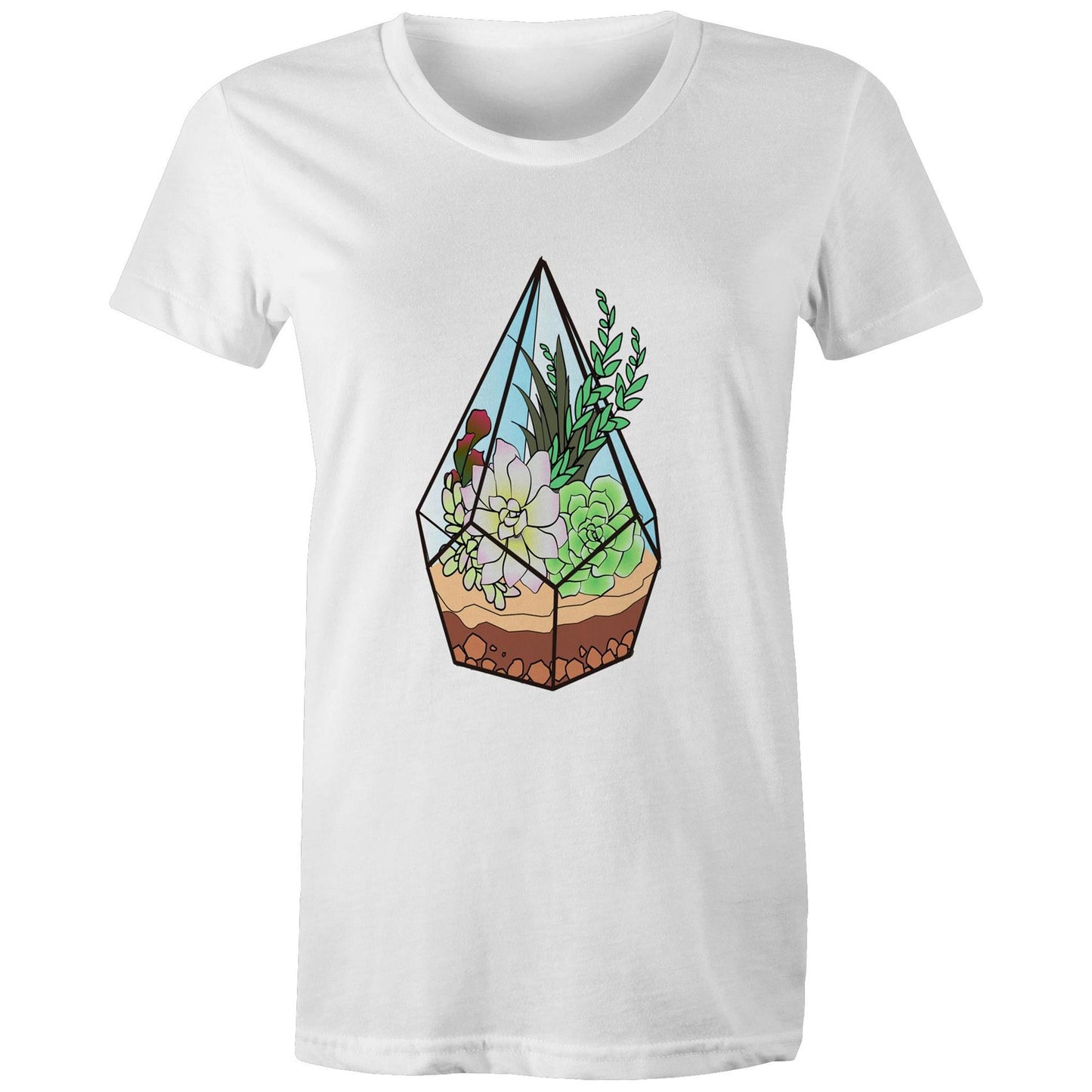 Women's Earthfolk Printed T shirt - Terrarium