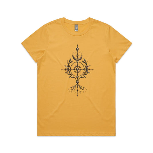 Women's Earthfolk Protection Sigil Graphic T-shirt