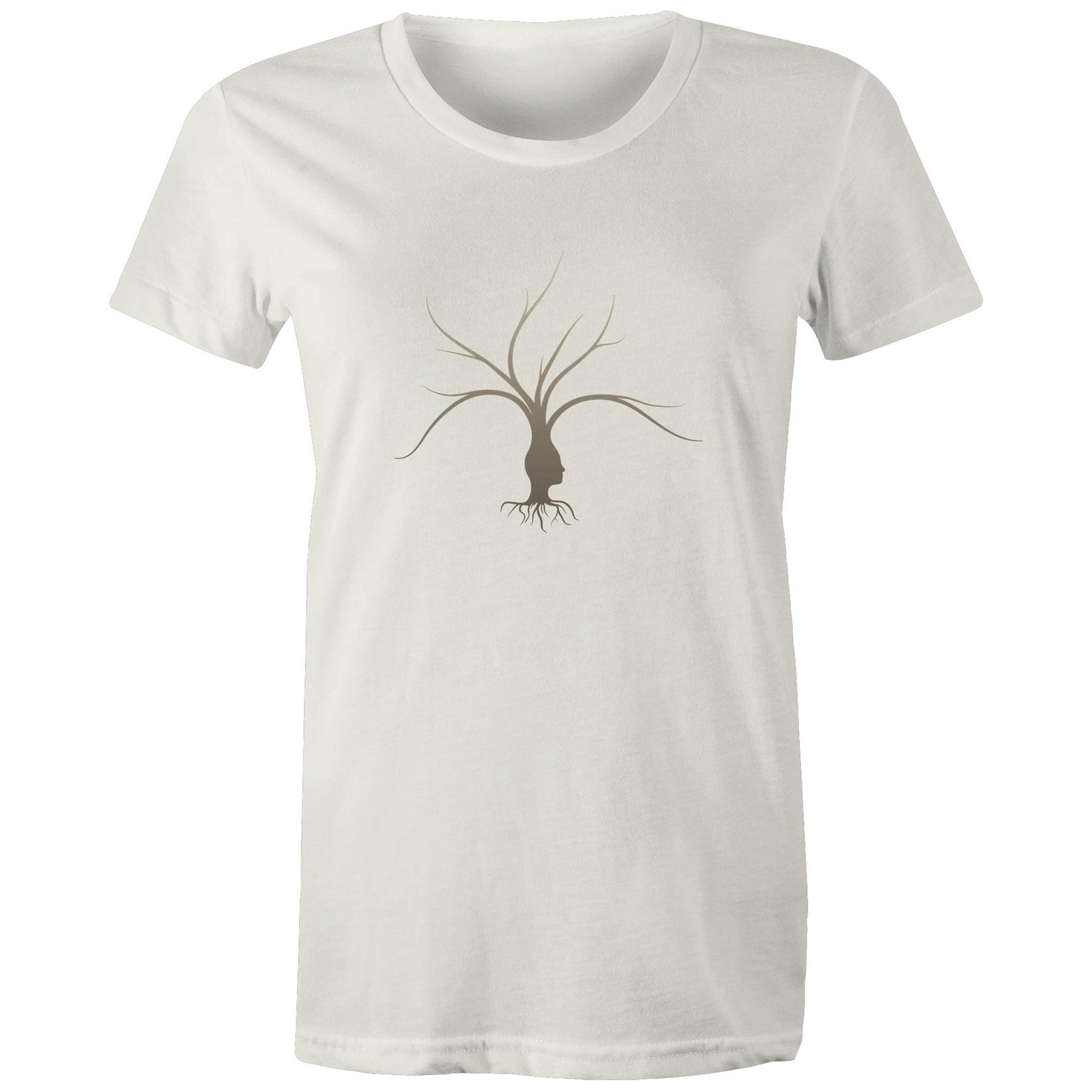 Women's Organic Earthfolk T shirt - Grounded - The Crescent Moon