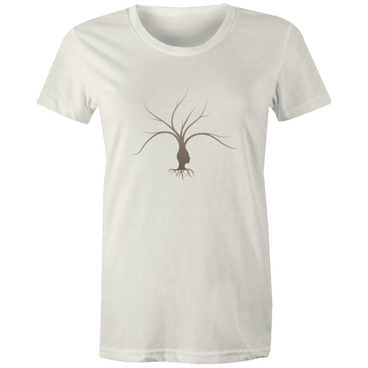 Women's Organic Earthfolk T shirt - Grounded - The Crescent Moon