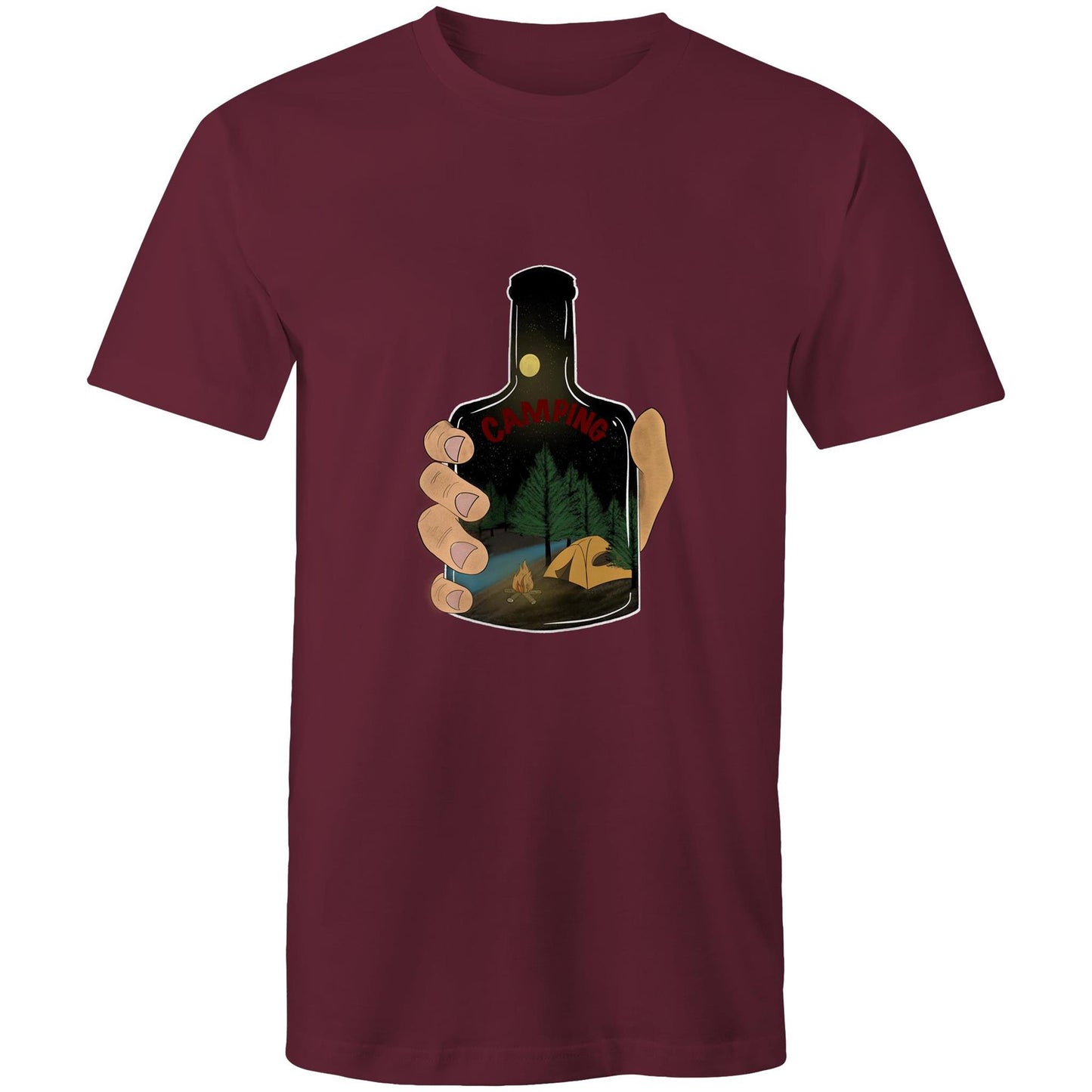 Men's Camping Graphic T-Shirt | Camping Essence Print Tee