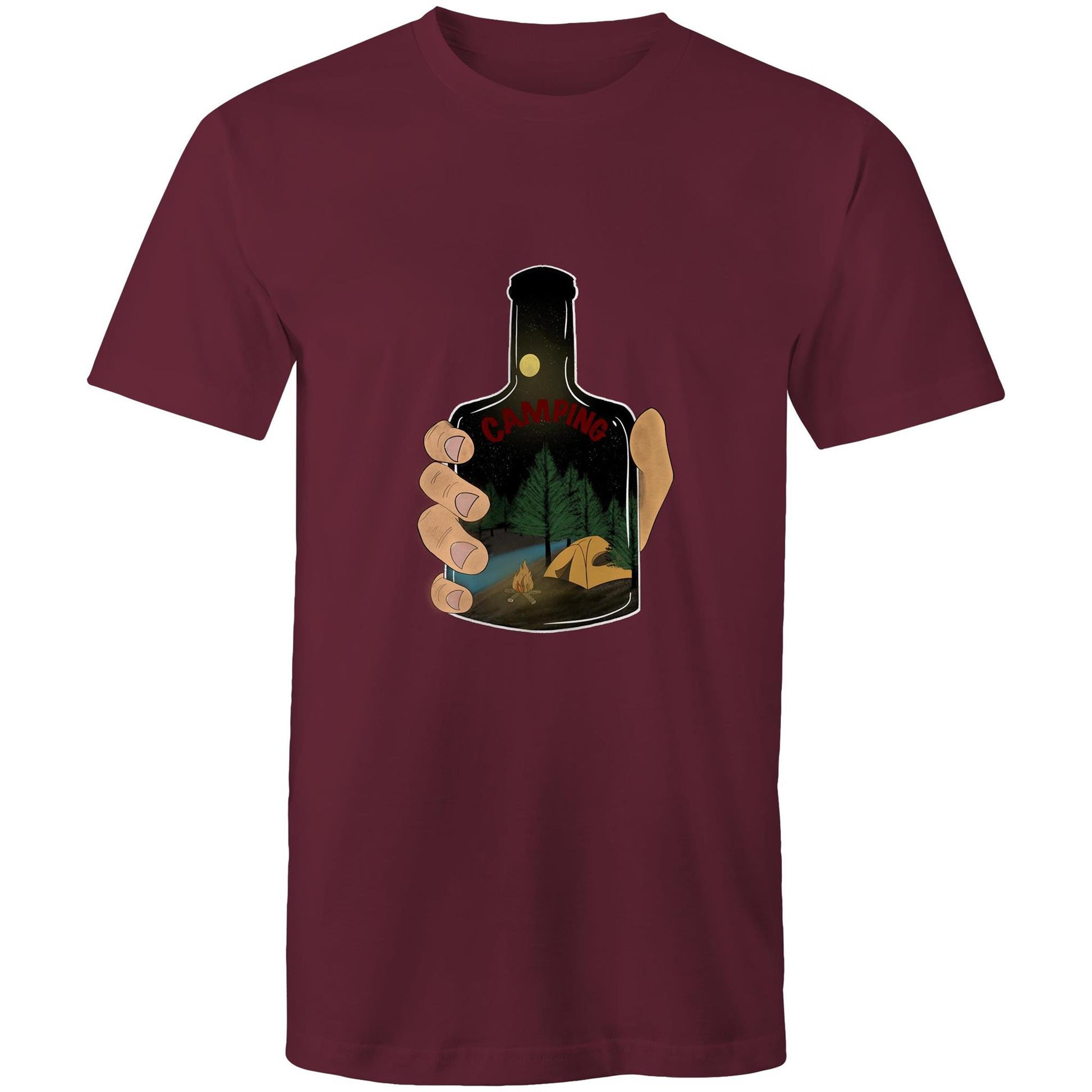 Men's Camping Graphic T-Shirt | Camping Essence Print Tee