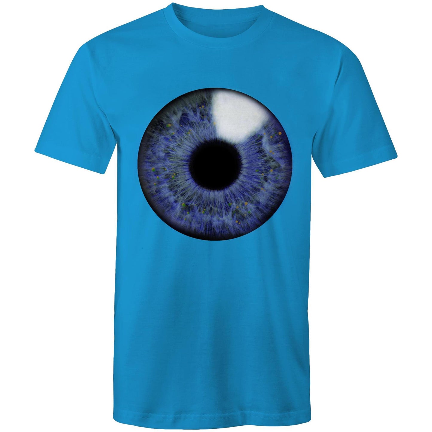 Earthfolk Printed T shirt - Mens Relaxed Fit - Eyeball - The Crescent Moon