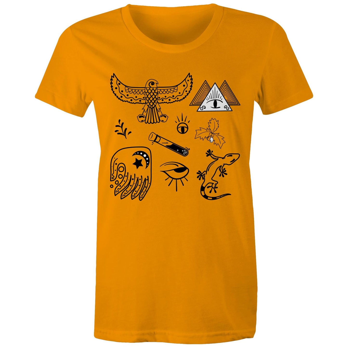 Women's Earthfolk Printed T shirt - Mystic