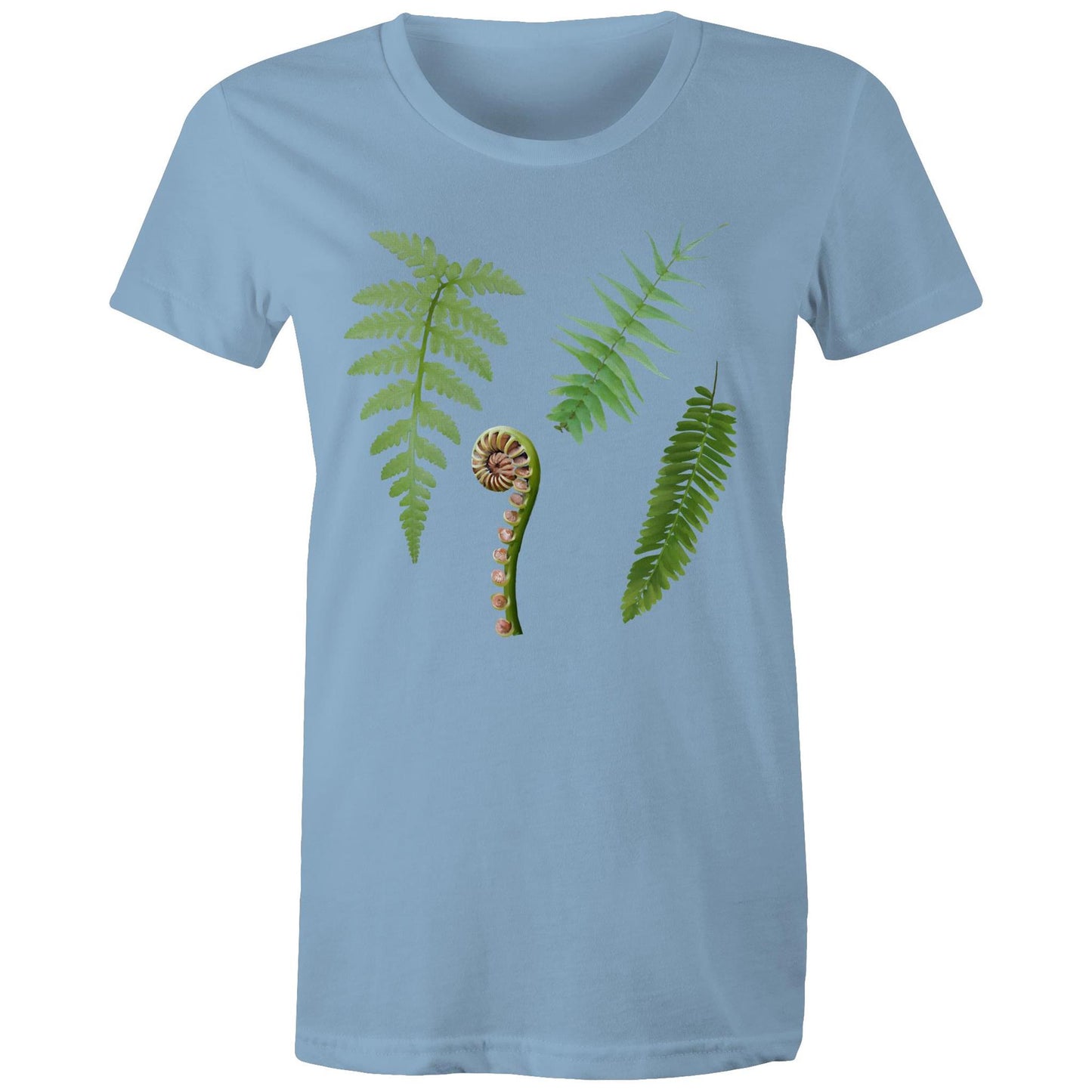 Women's Earthfolk T shirt -Ferns