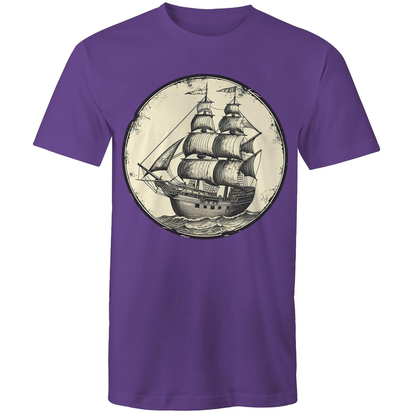 Men's Earthfolk Printed T shirt - Tall Ship