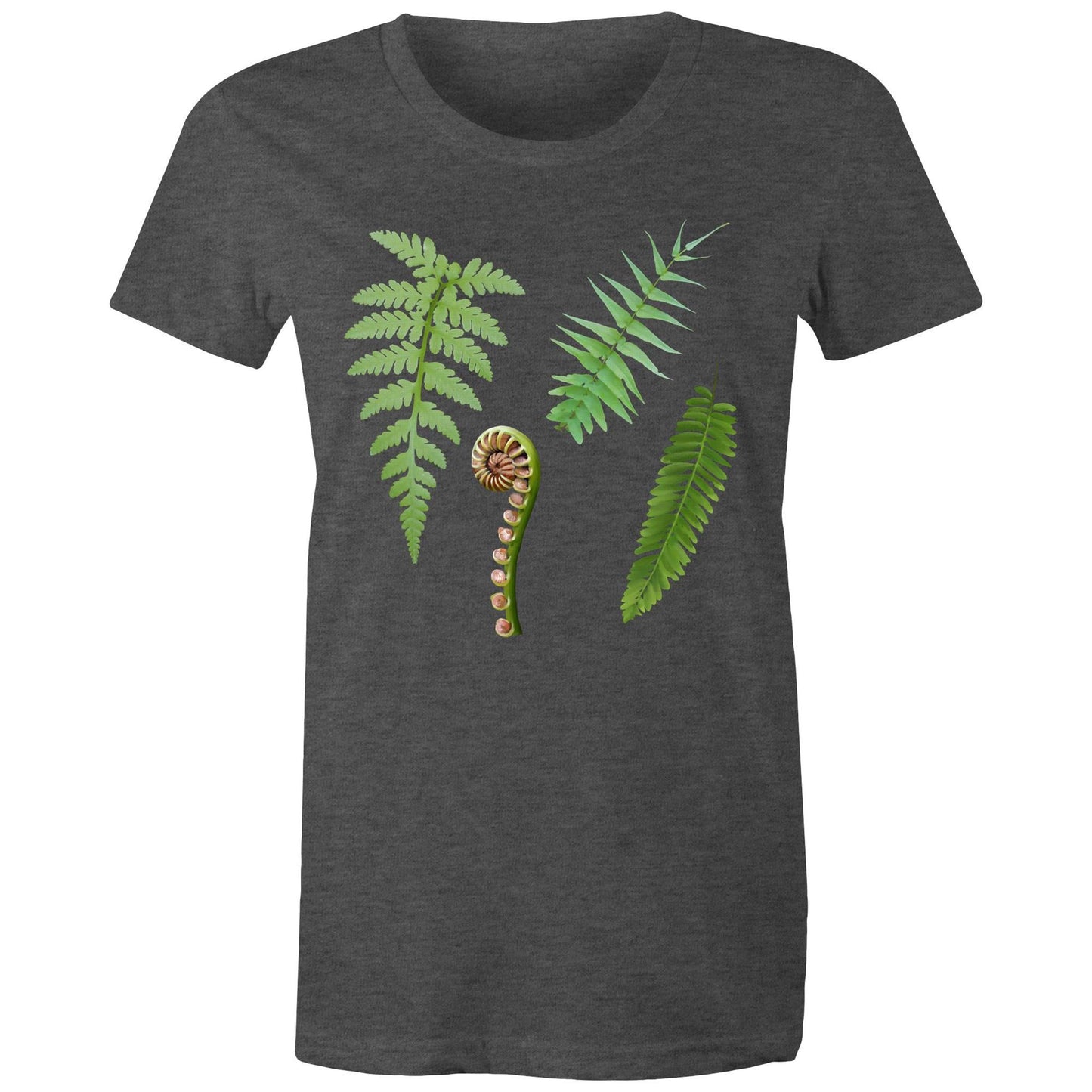 Women's Earthfolk T shirt -Ferns