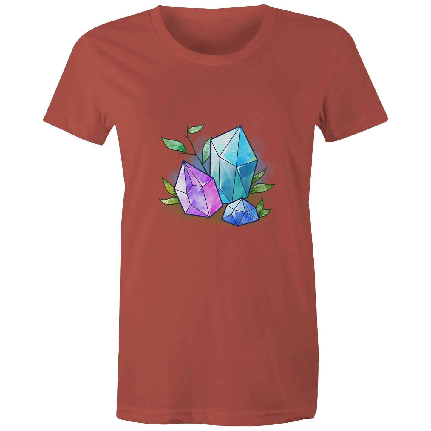 Women's Earthfolk T shirt - Water Crystals