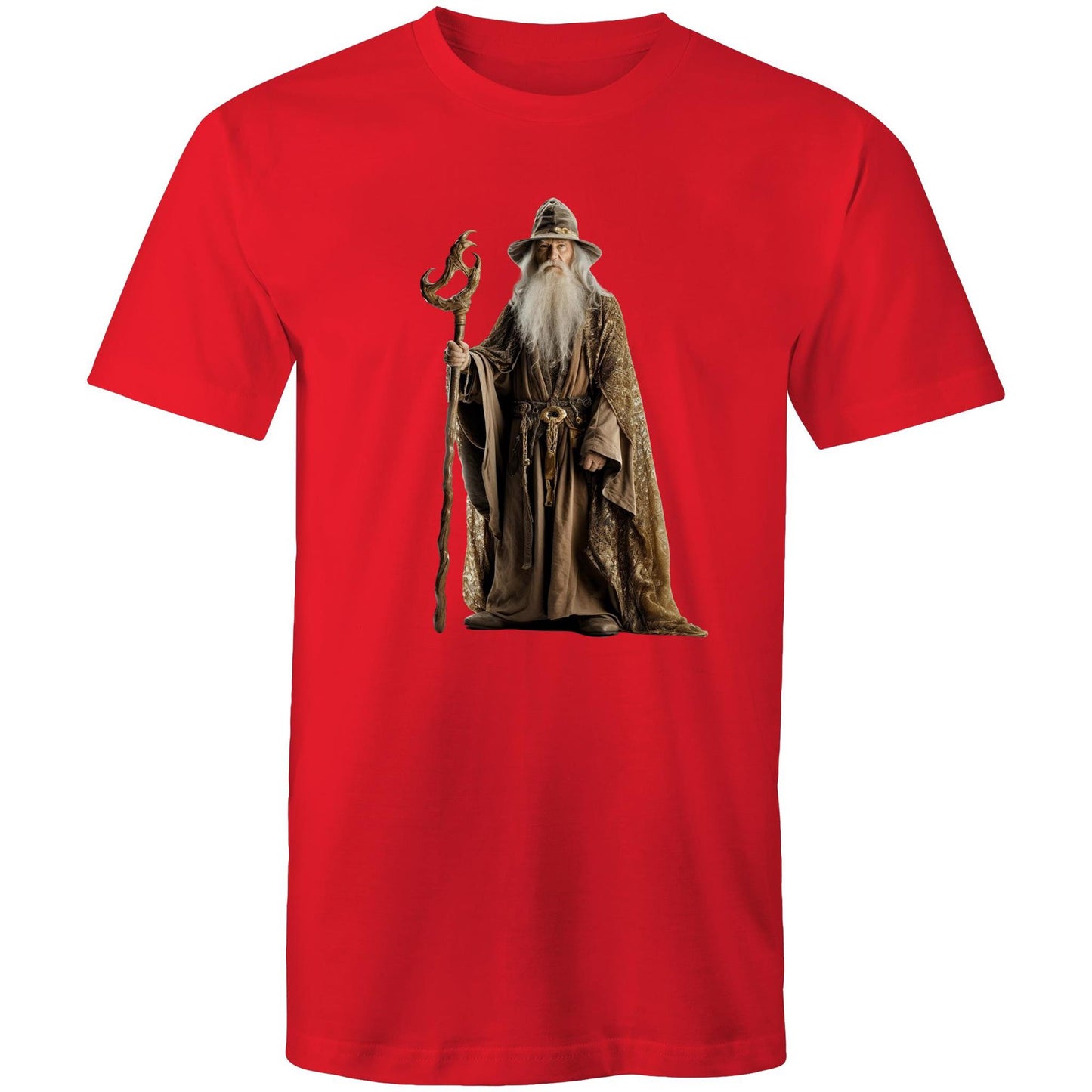 Men's Earthfolk Printed T shirt - Wise Wizard