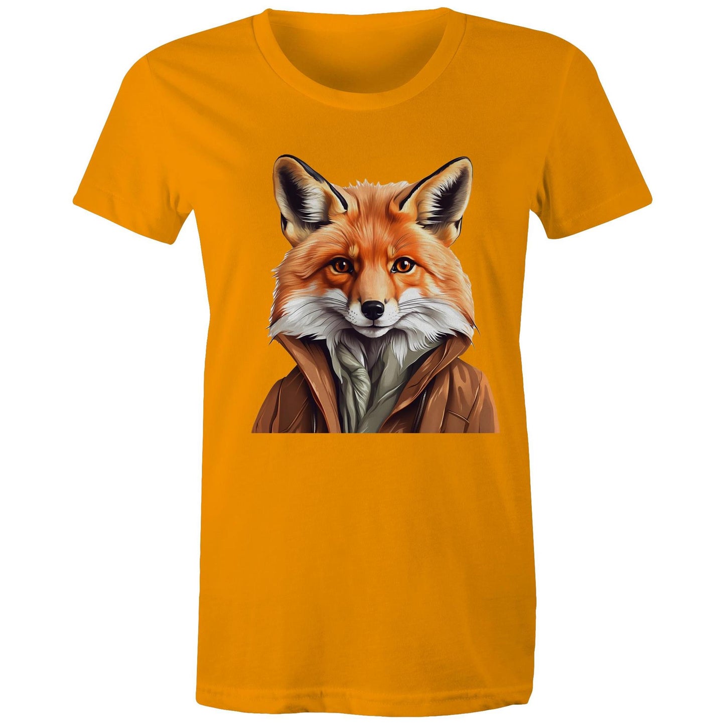 Women's Earthfolk Printed T shirt - Fantastic Fox