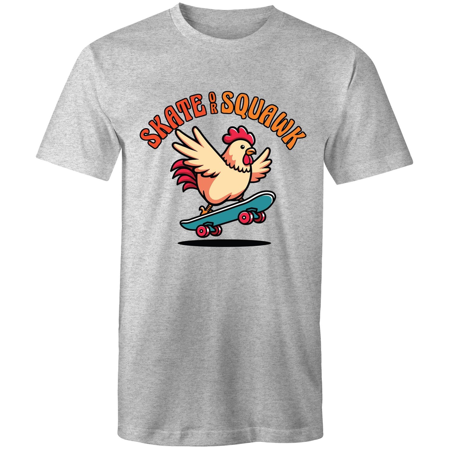 Men's Chicken T-Shirt | Funny Skateboard Graphic Tee