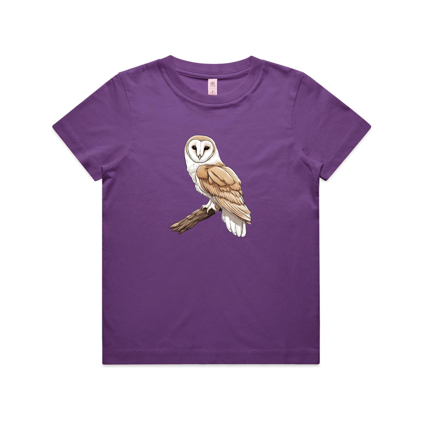 Kid's Earthfolk T-shirt - Barn Owl