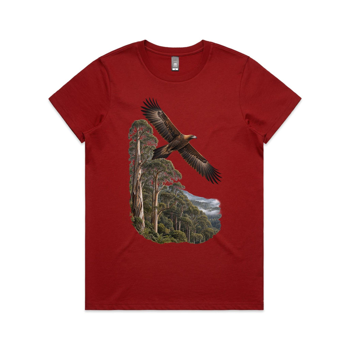 Women's Wedge Tail Eagle Graphic Printed T-shirt