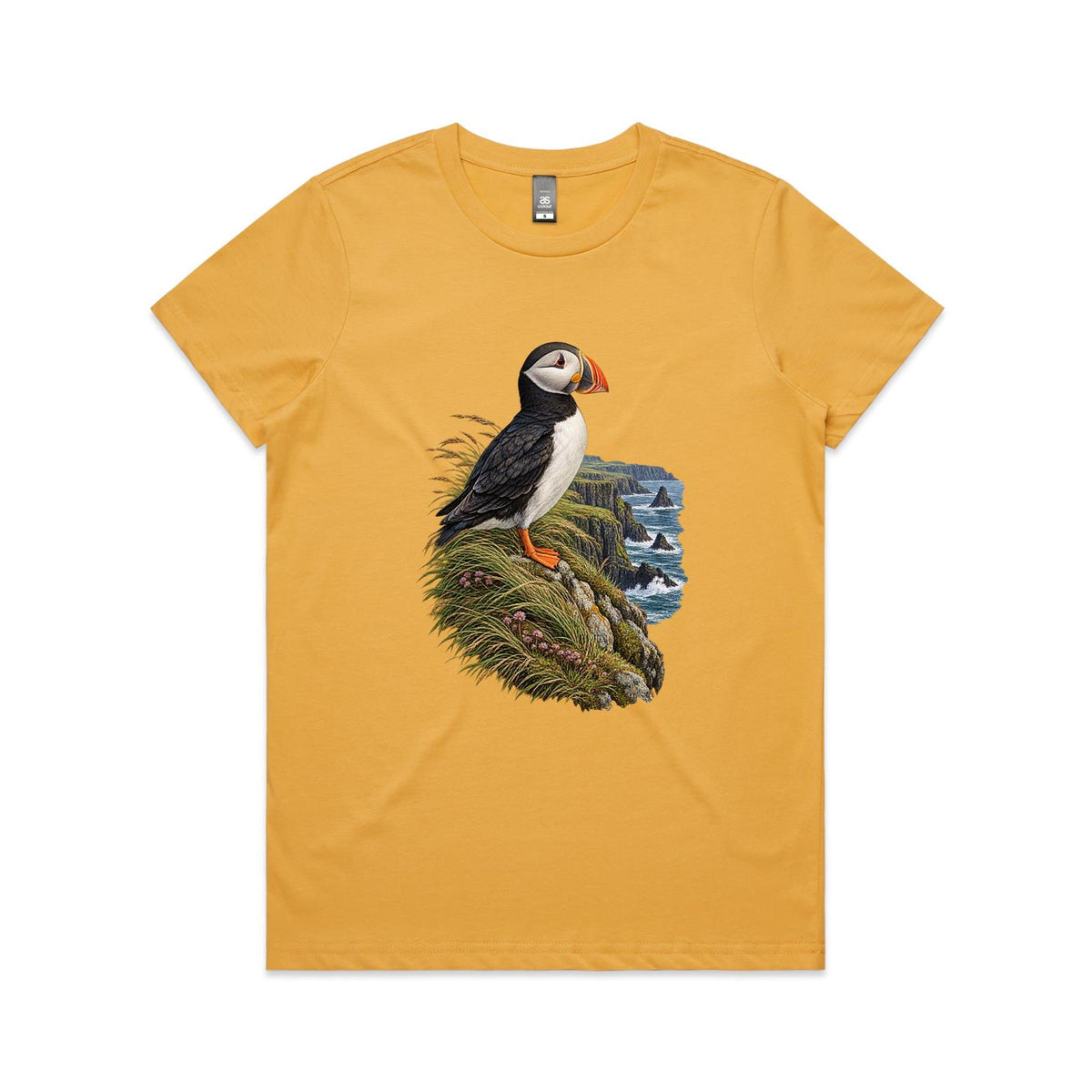 Women's Puffin Coastal Graphic T-shirt | Earthfolk