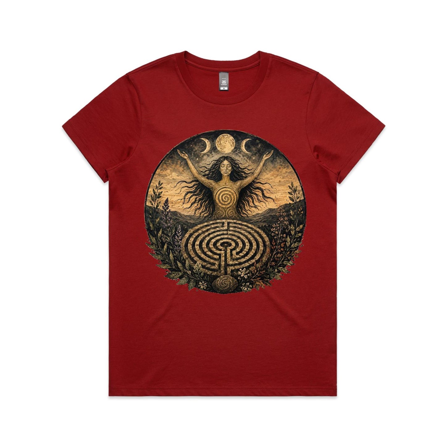 Goddess of the Labyrinth T-Shirt | Goddess Graphic Tee