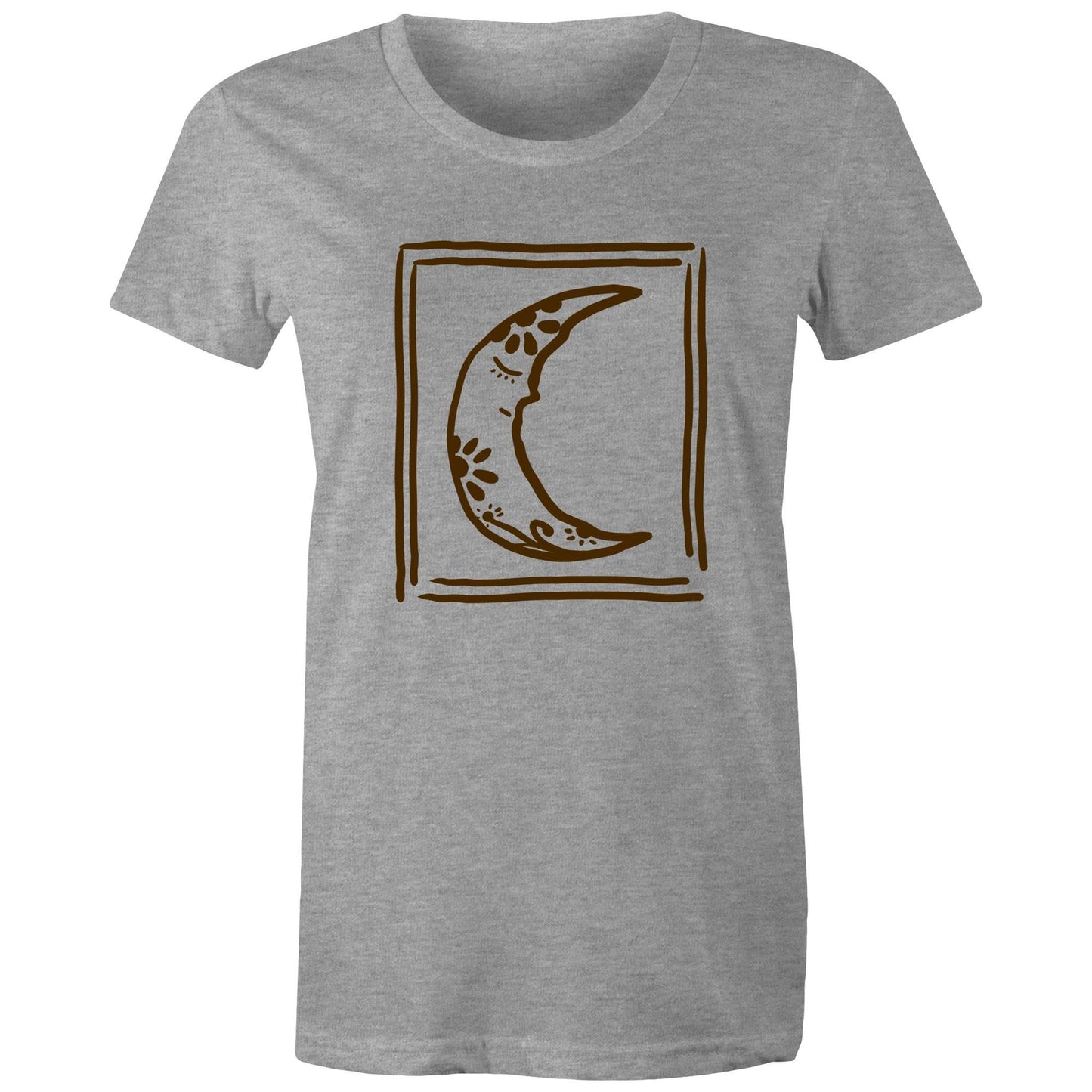 Women's Earthfolk T shirt - Sleepy Moon