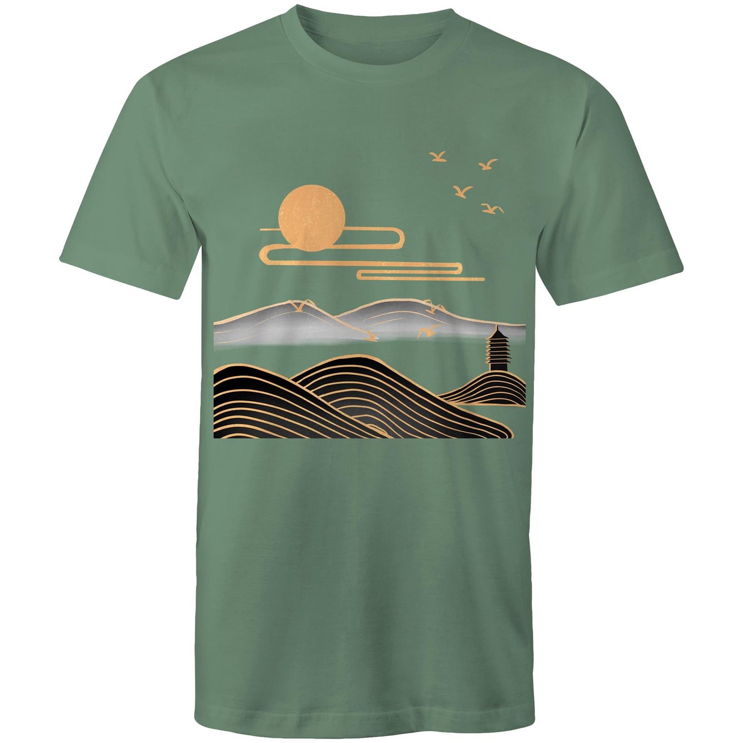 Men's Earthfolk T shirt - Nature's Rise