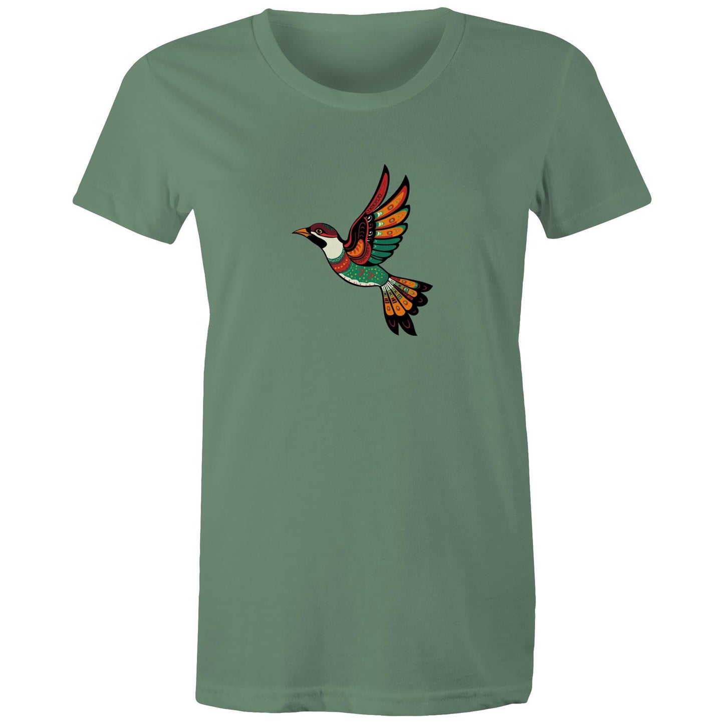 Women's Earthfolk T shirt - Song Bird