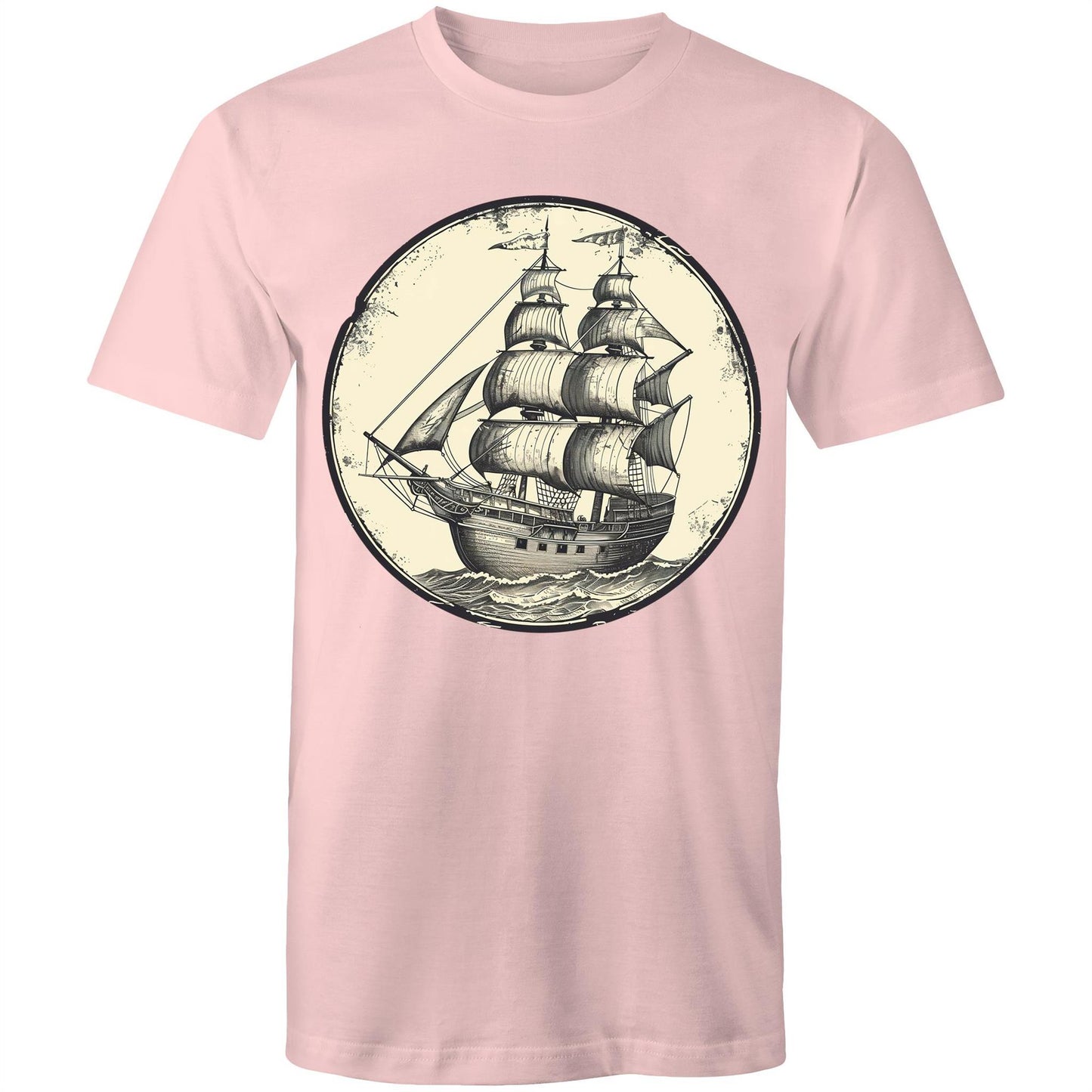 Men's Earthfolk Printed T shirt - Tall Ship