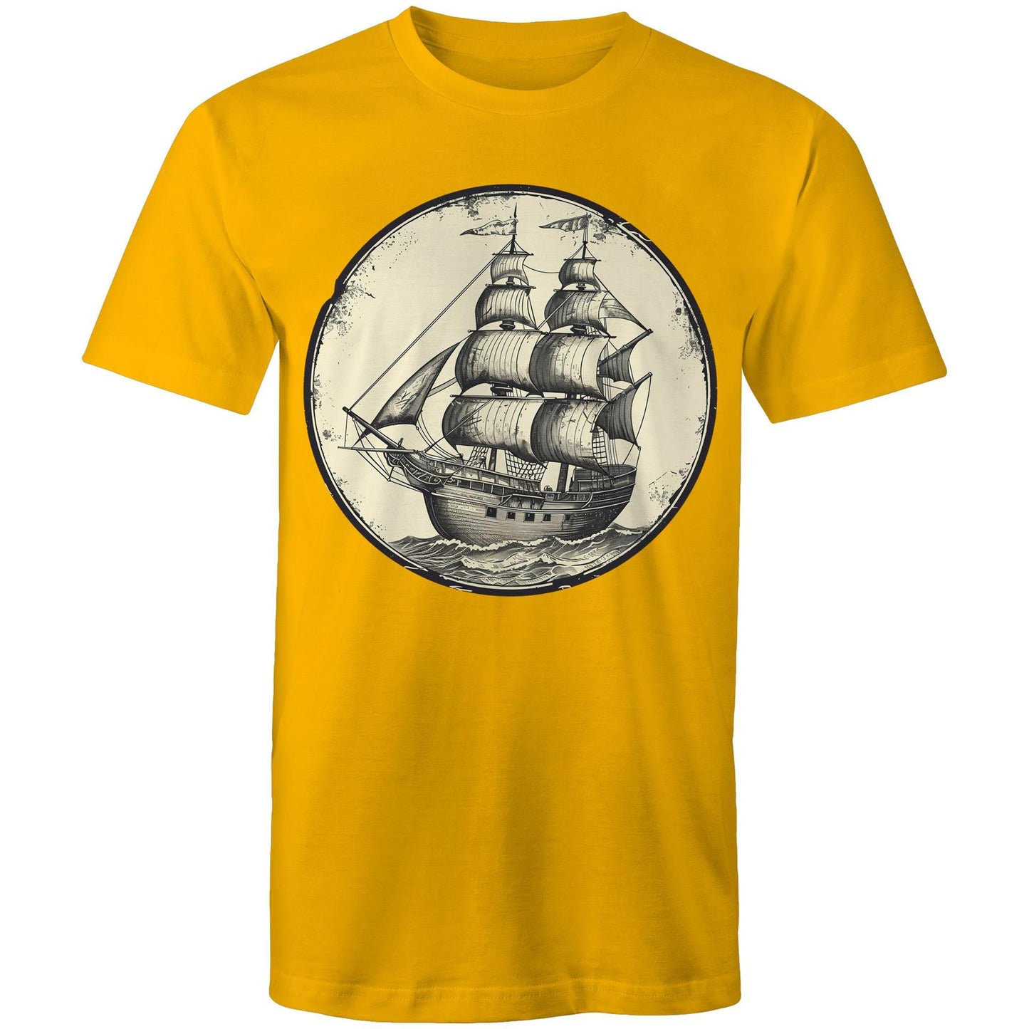 Men's Earthfolk Printed T shirt - Tall Ship