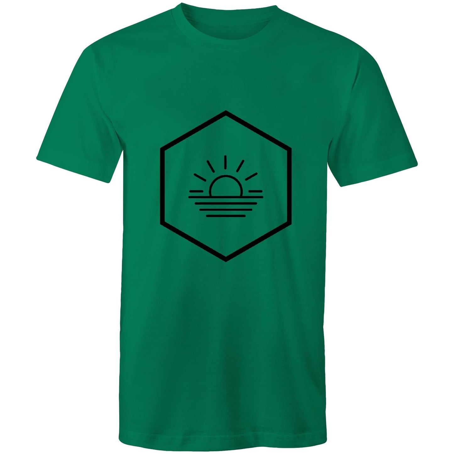 Men's Sunset T-Shirt | Minimalist Nature Graphic Tee