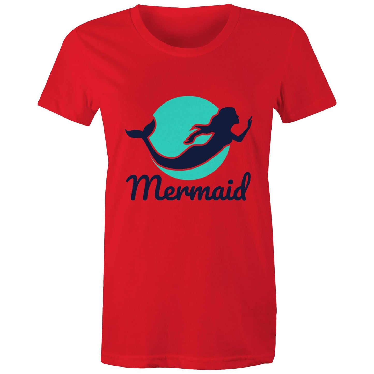 Women's Earthfolk Printed T shirt - Mermaid