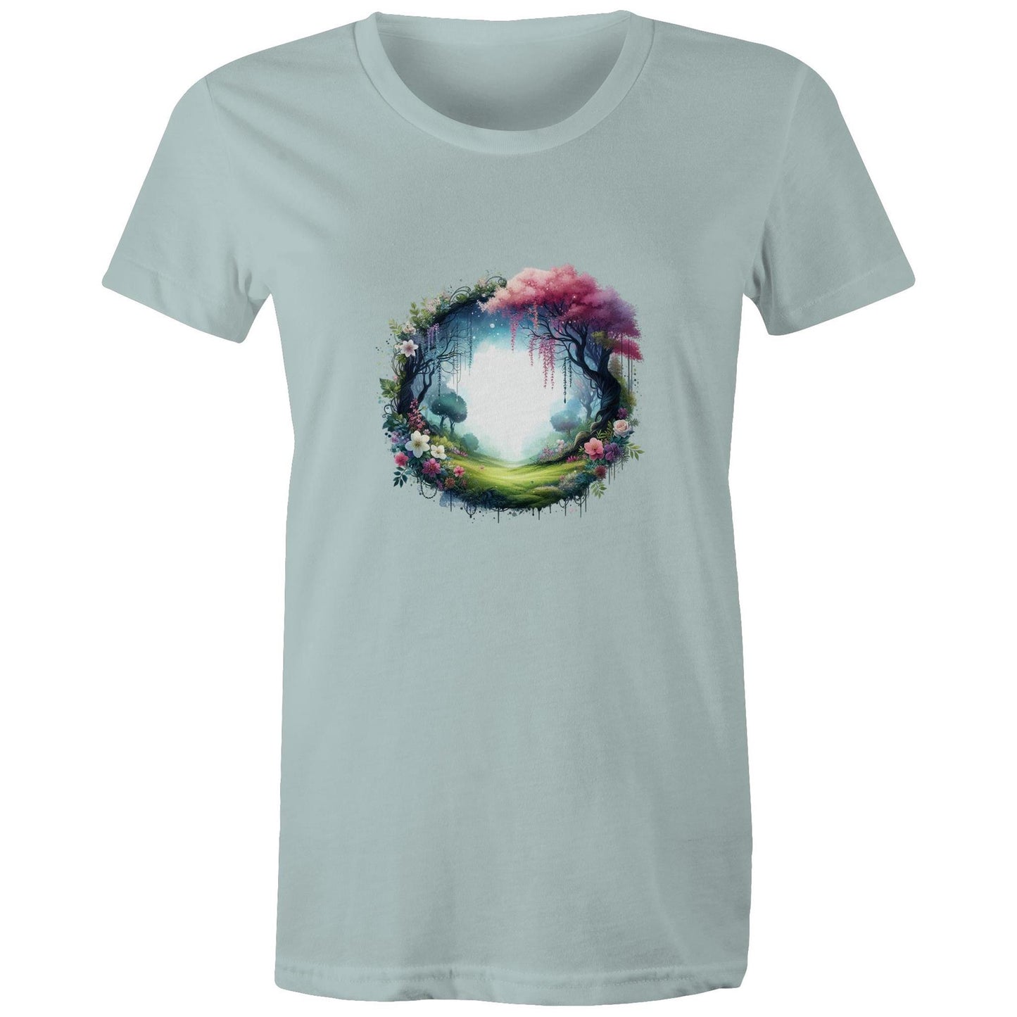 Women's Earthfolk Printed T shirt - Magickal Portal