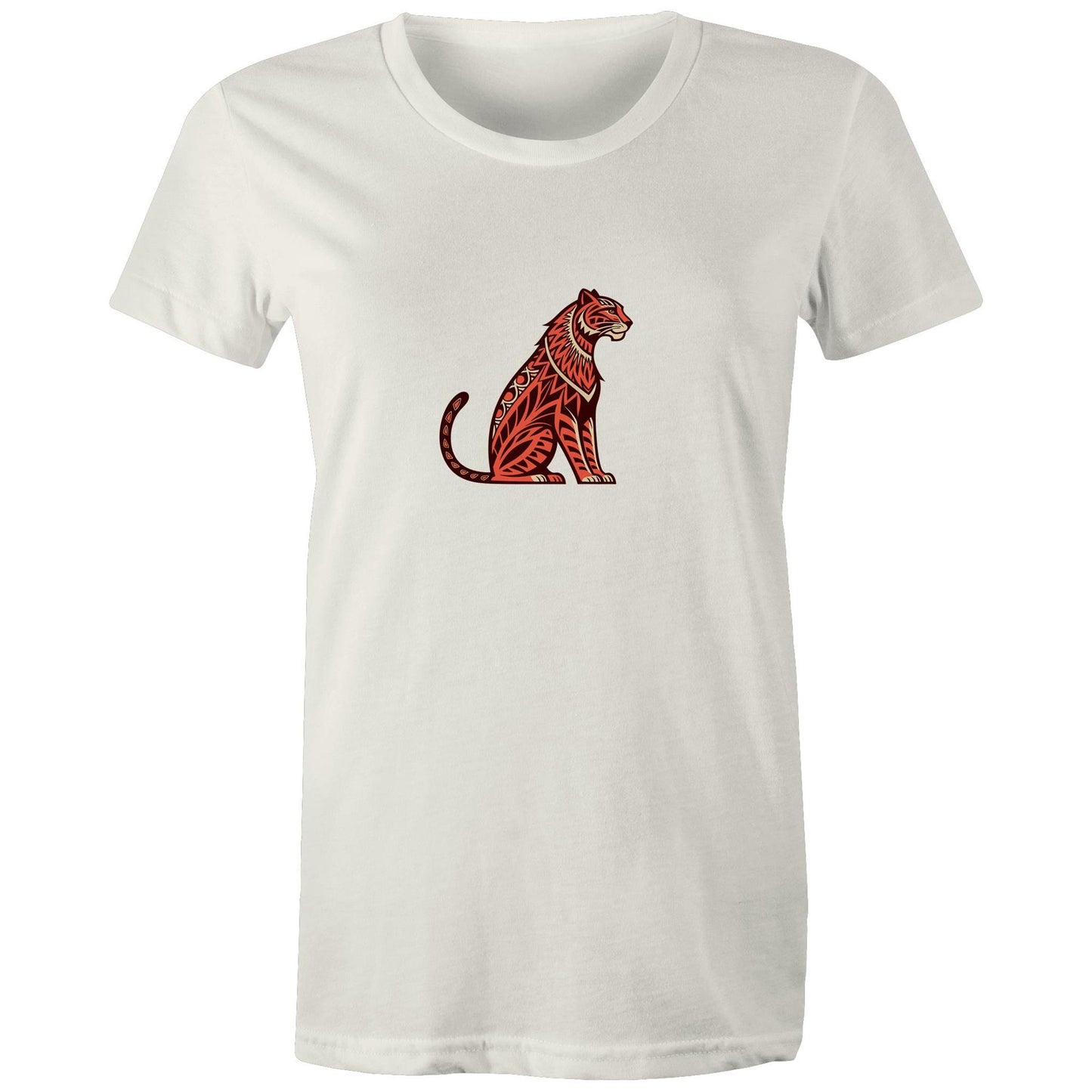 Women's Earthfolk Printed T shirt - Tribal Tiger
