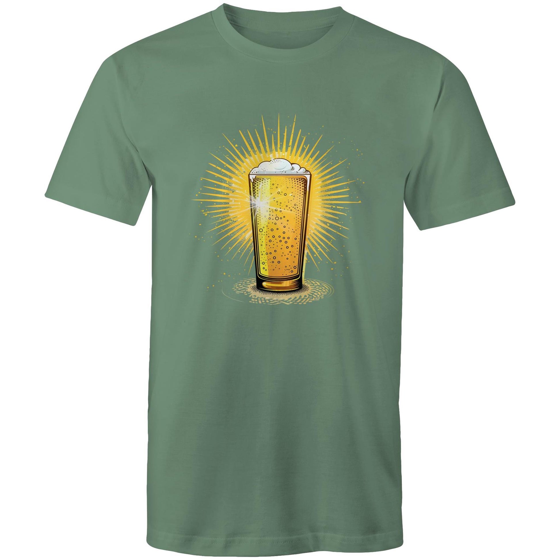 Men's Earthfolk T shirt - Holy Grail Beer - The Crescent Moon