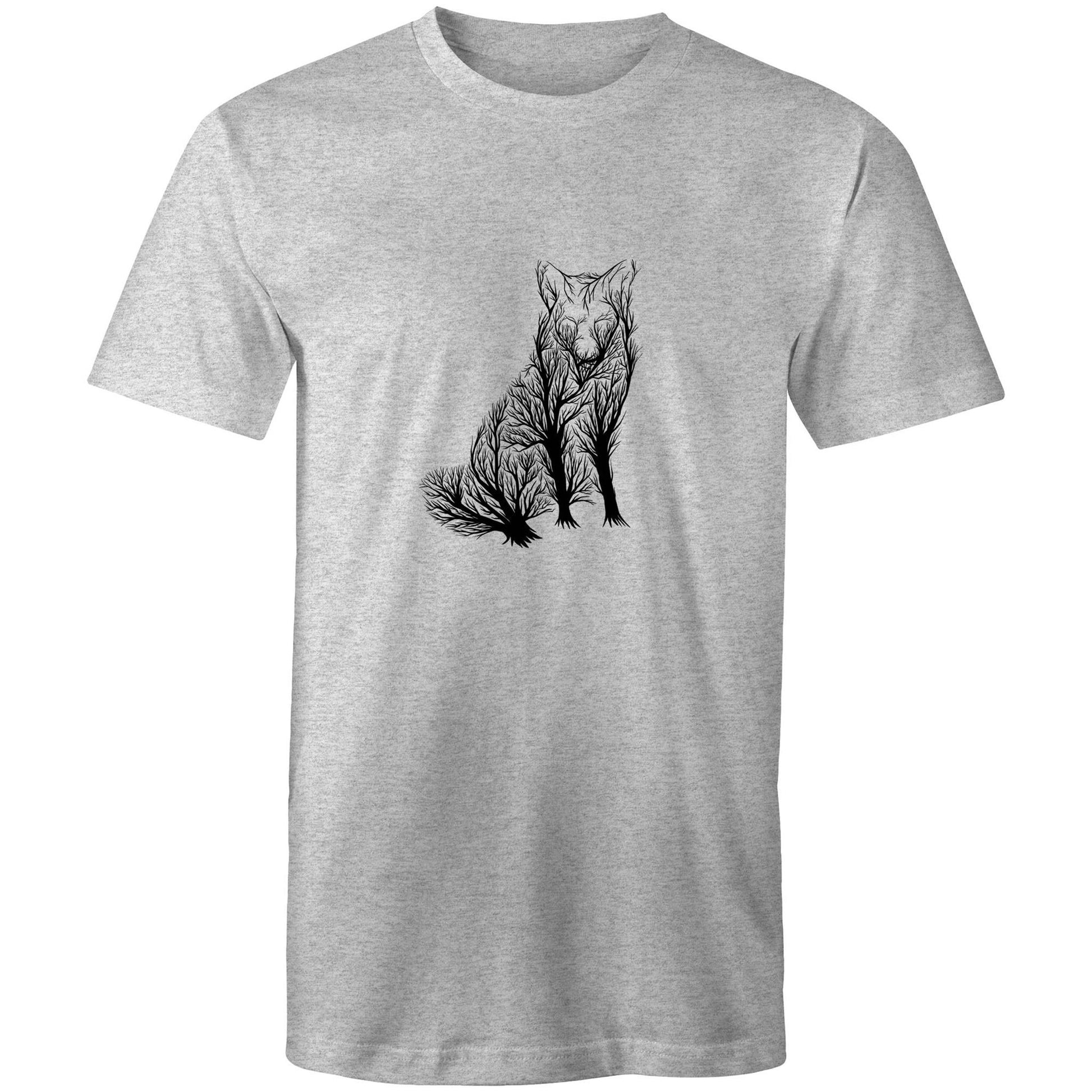 Men's Earthfolk T shirt -Graphic Fox T-shirt